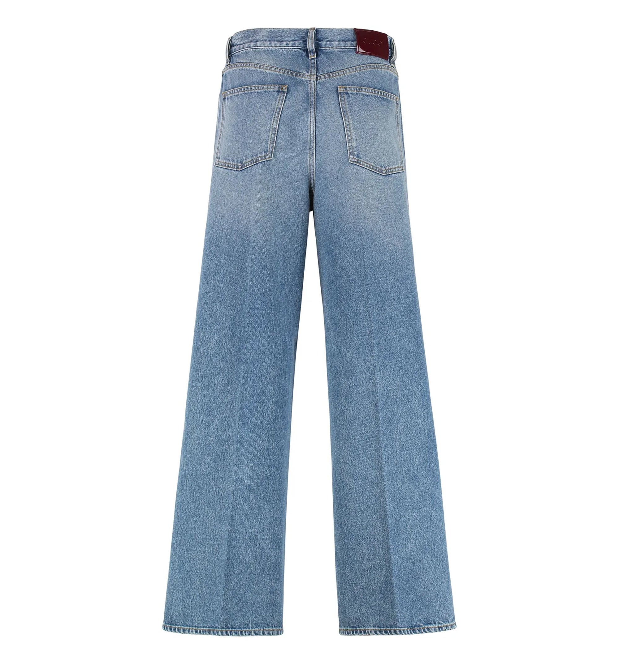 Wide Leg Denim Pants