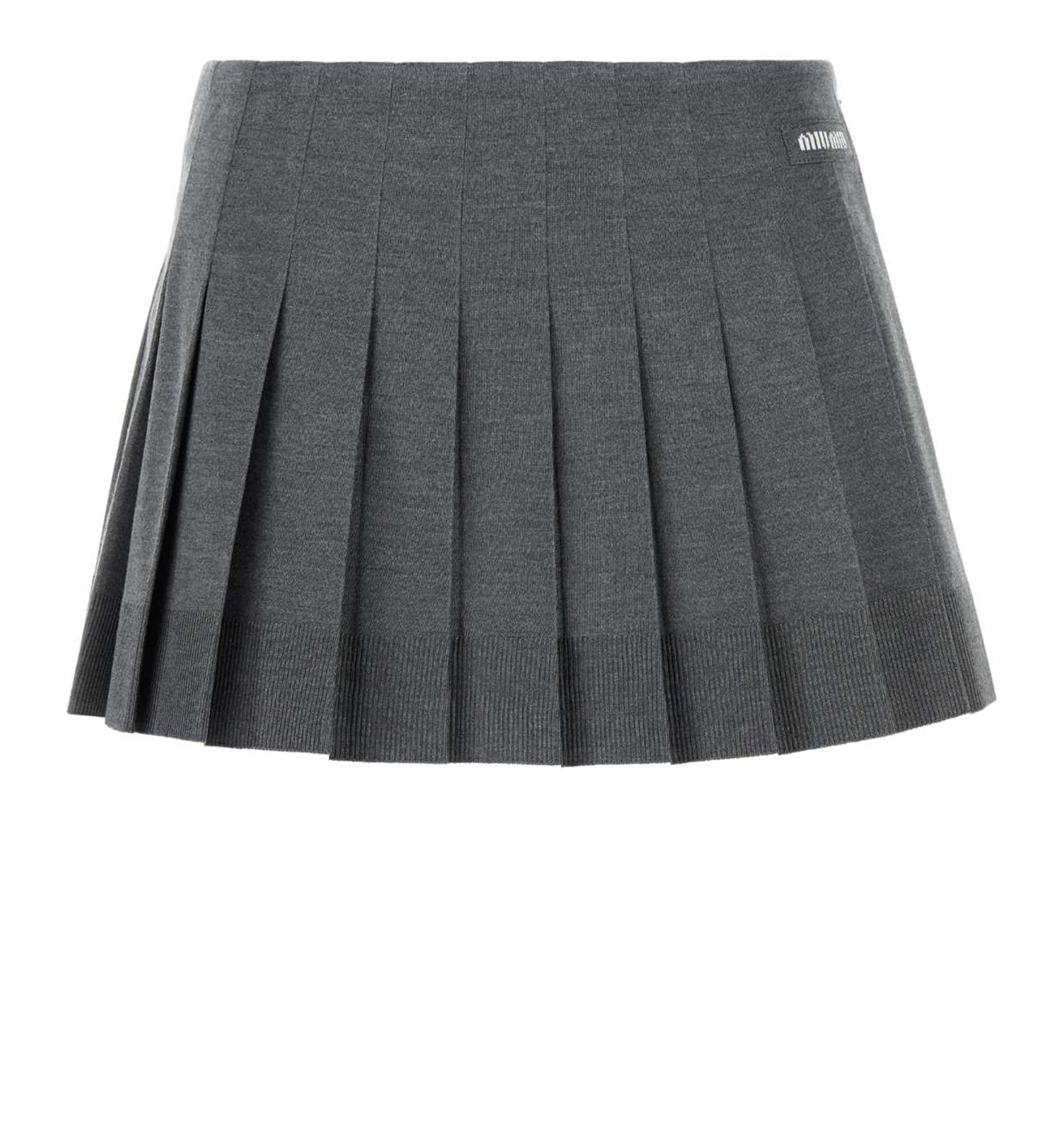 Silk Blend Mini Skirt
