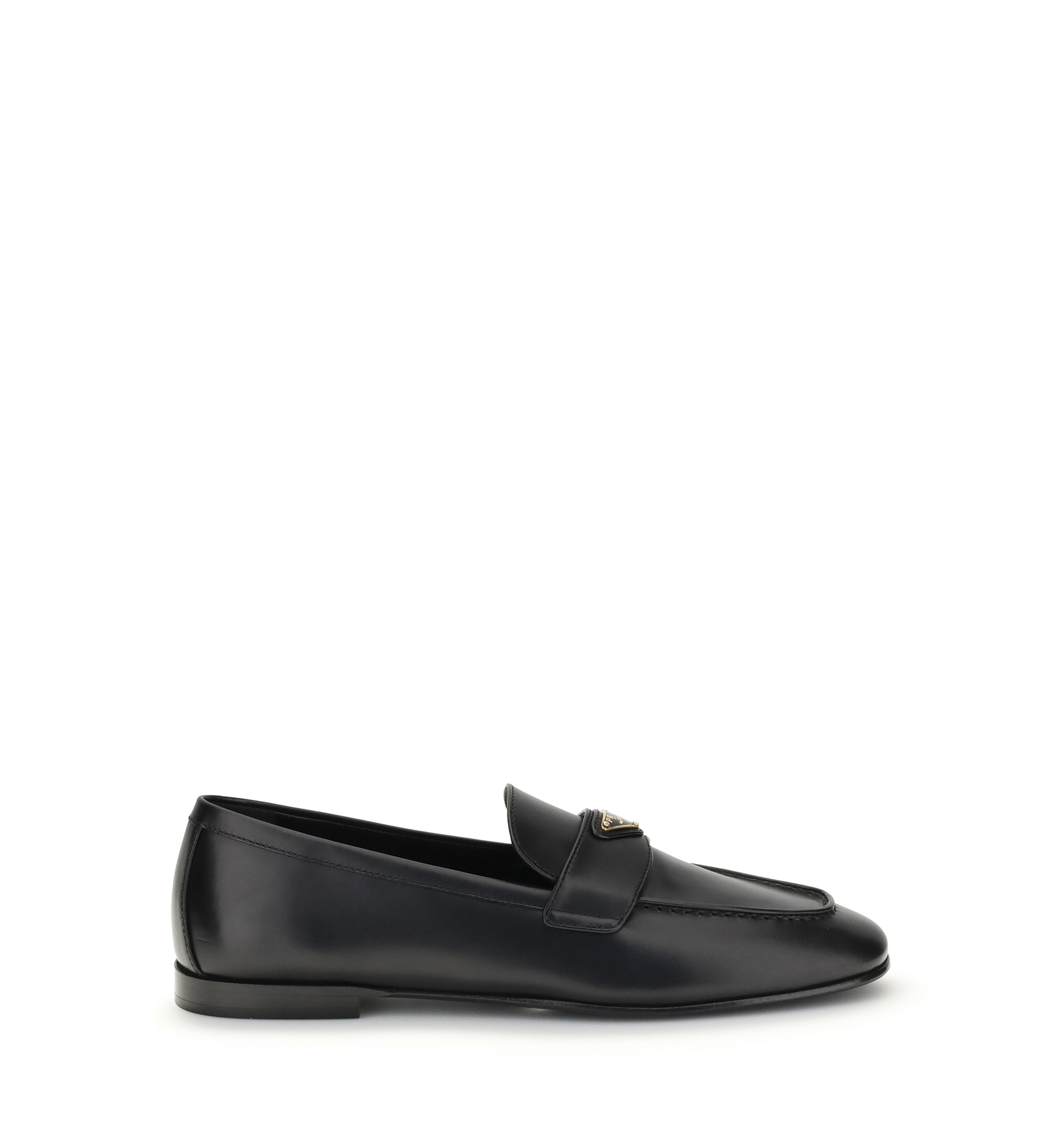 Square Leather Loafers