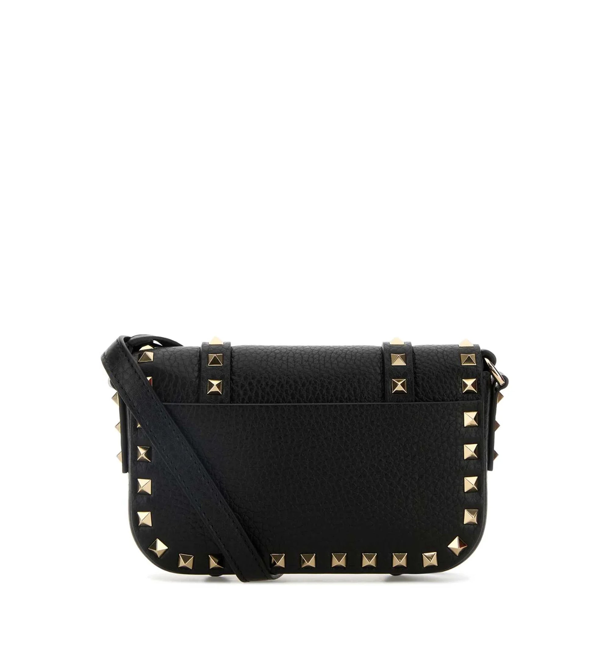 Rockstud Foldover Top Crossbody Bag