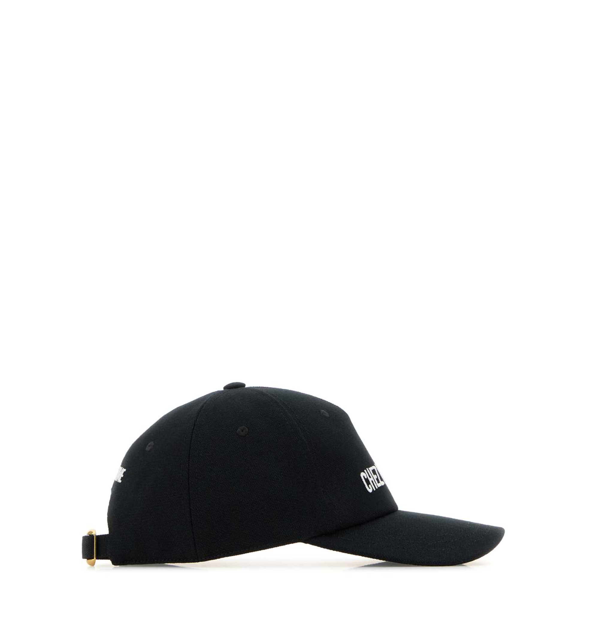 Chez Valentino Cotton Baseball Cap with Embroidery