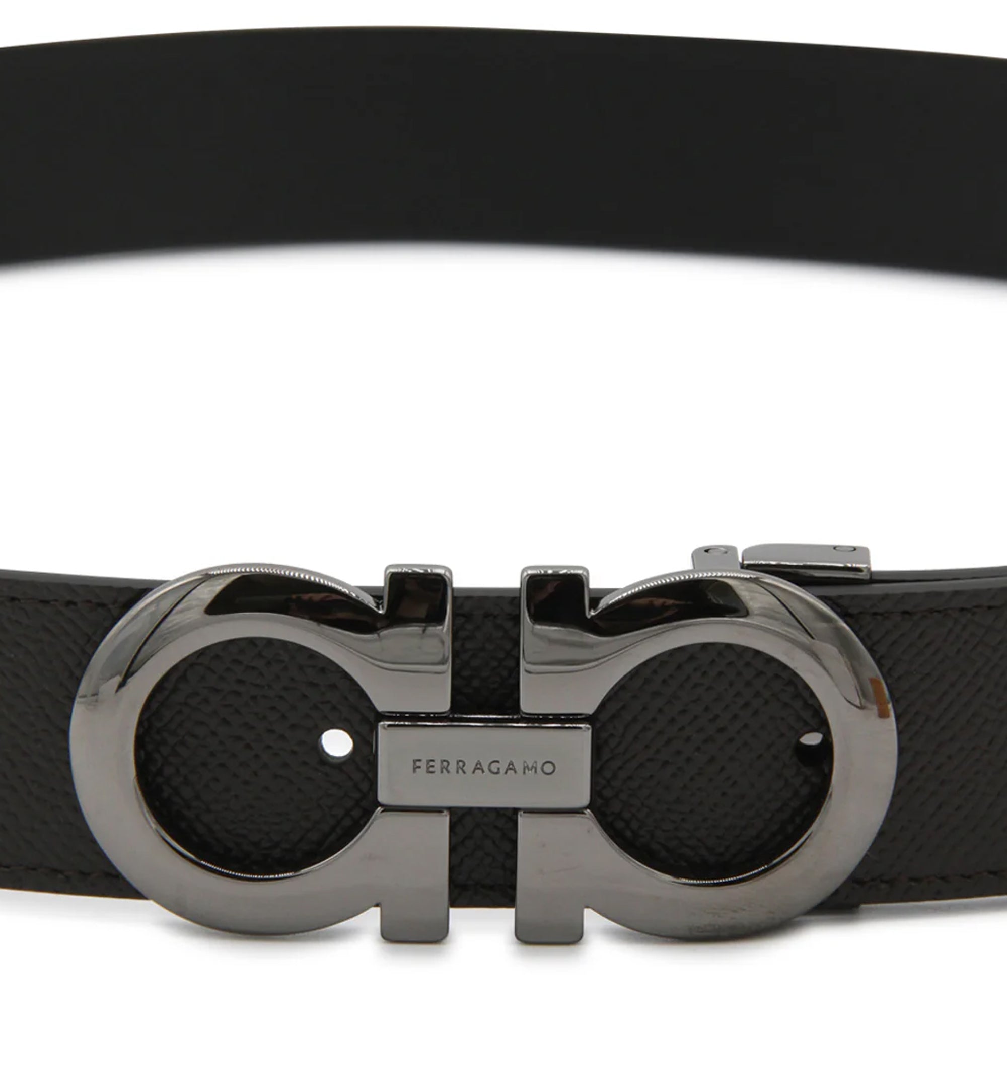 Reversible And Adjustable Gancini Belt