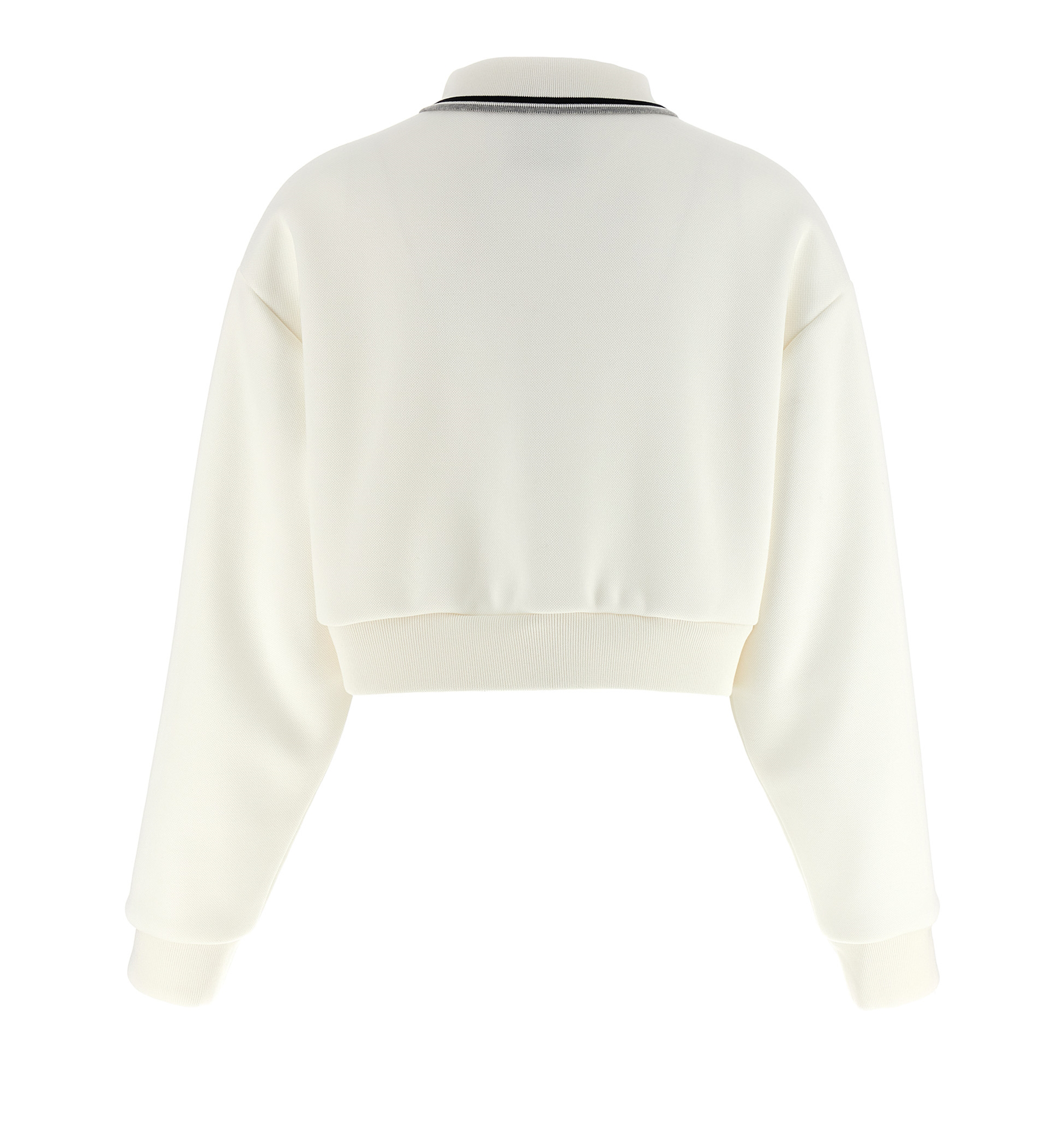 Bonded Piqué and Technical Jersey Blouson Jacket