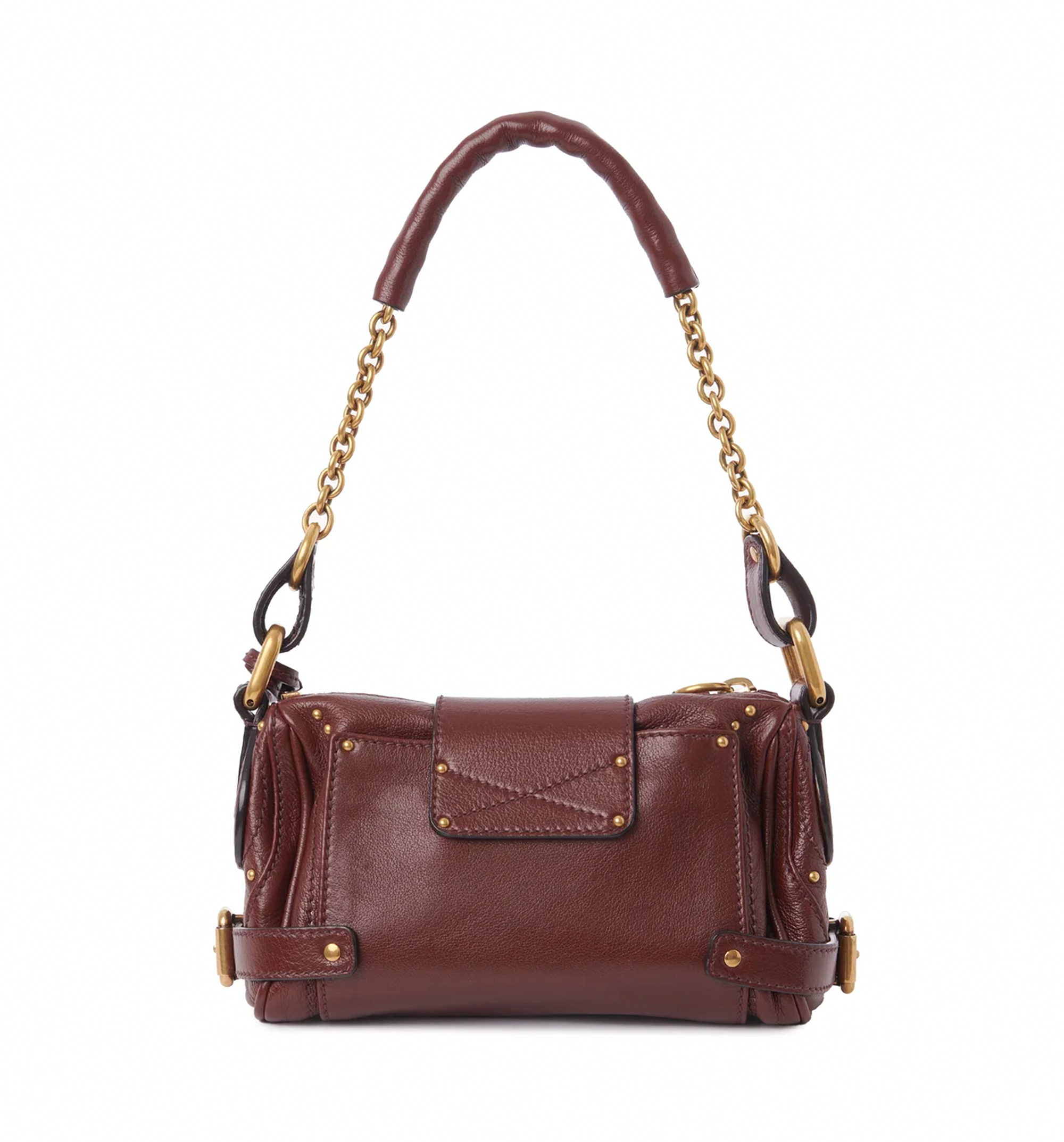 Small Paddington Chain Bag in Grained Leather