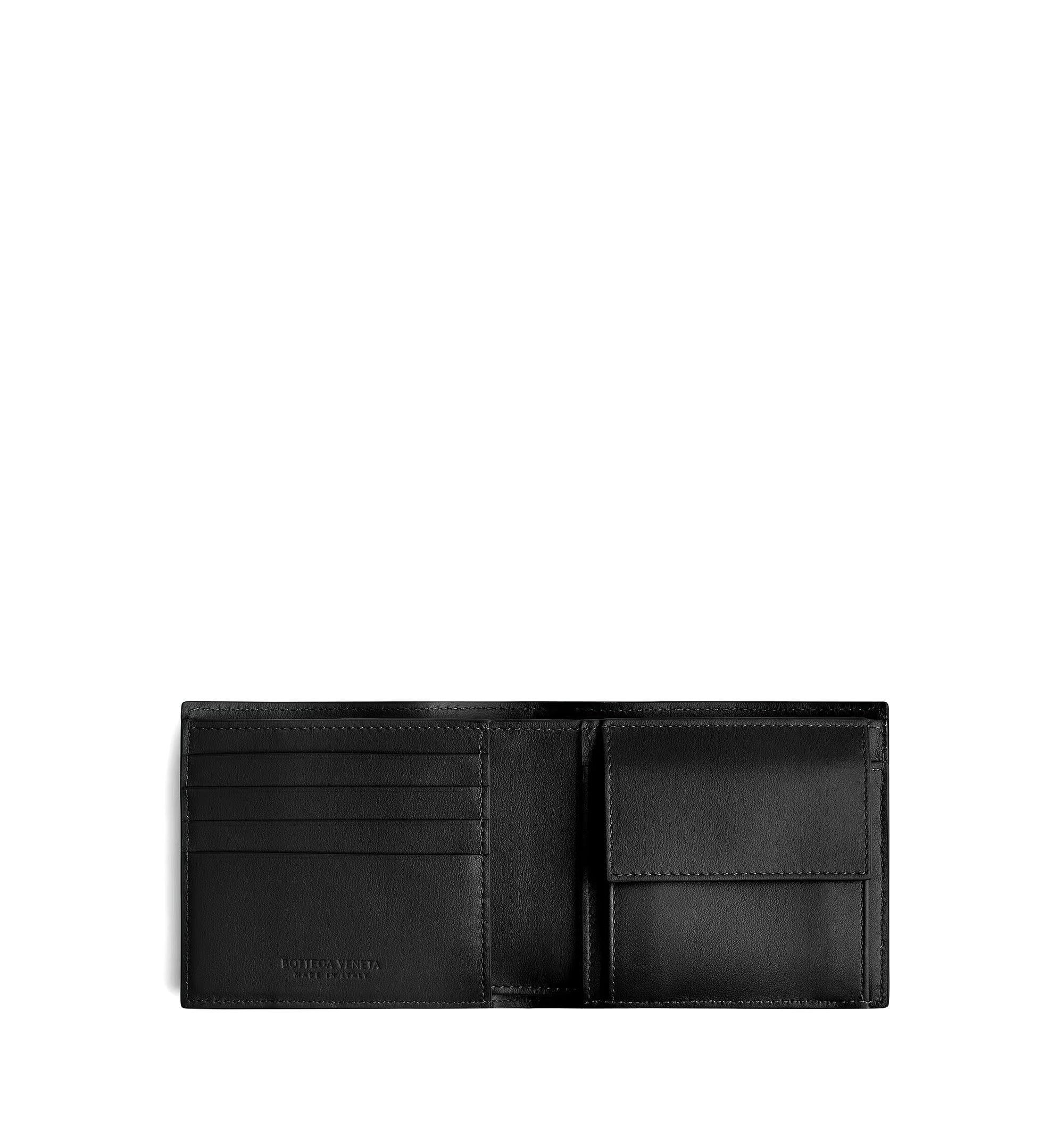 Intrecciato Bi-Fold Wallet With Coin Purse