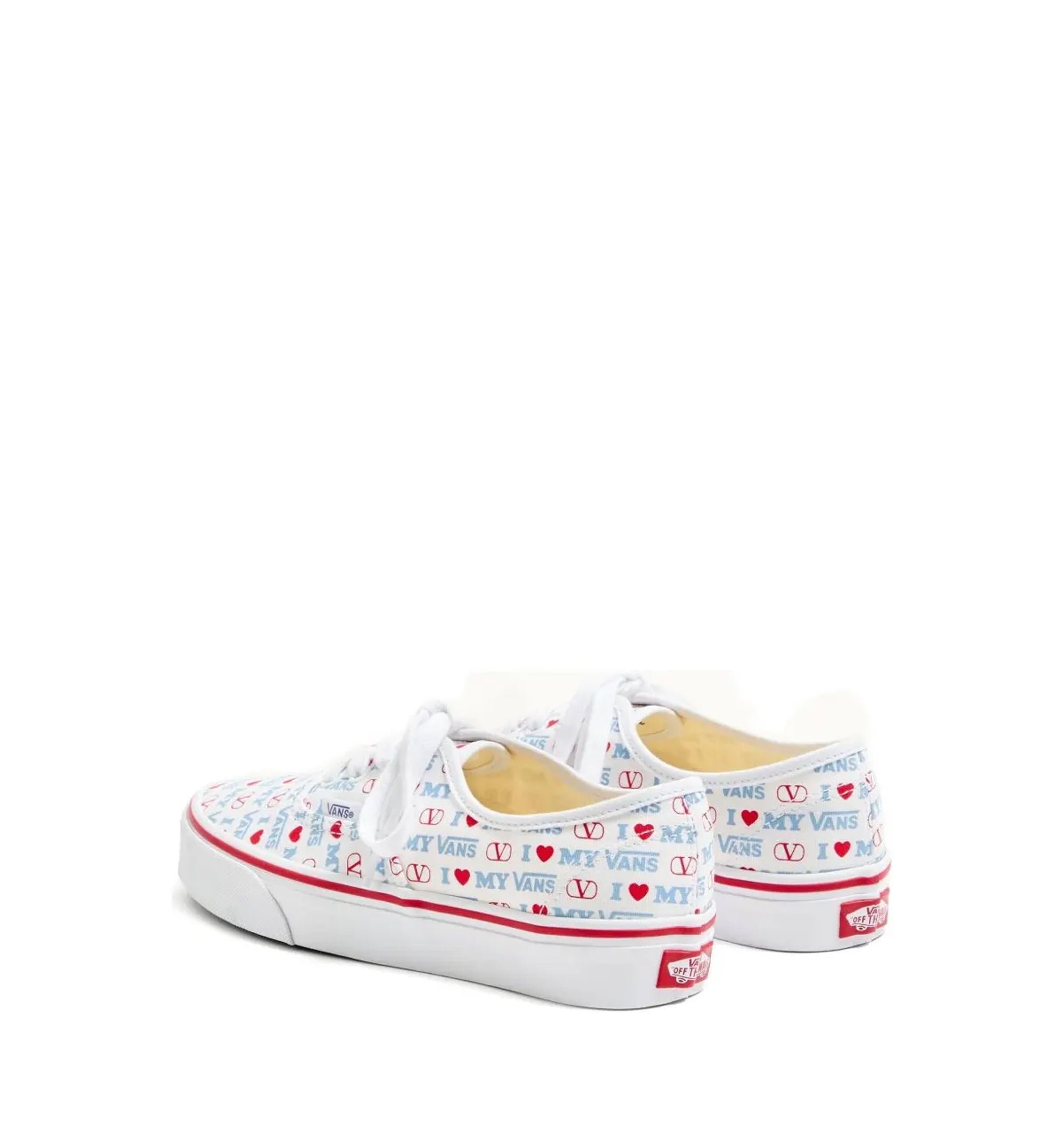 Low-Top Trainer In Valentino Vans Love Print Fabric