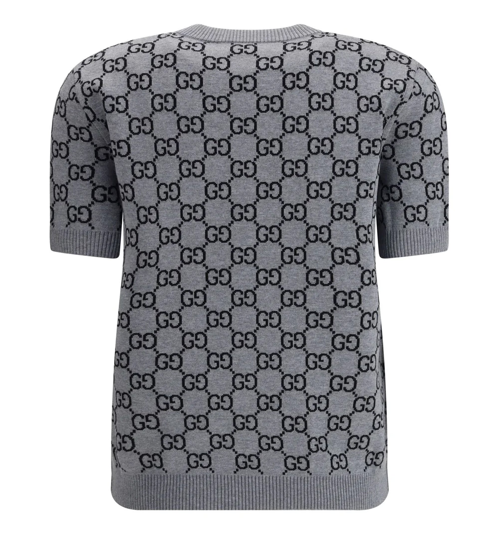 Reversible GG Wool Jacquard Top
