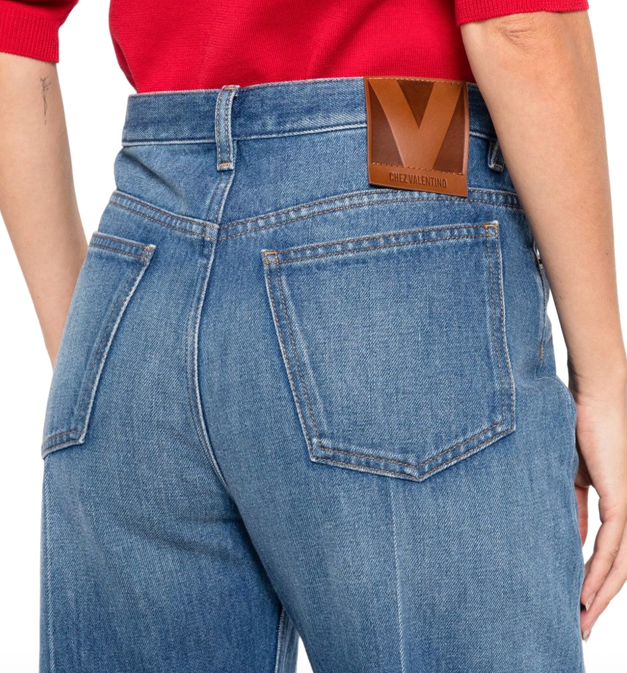 Cropped Flared Jeans