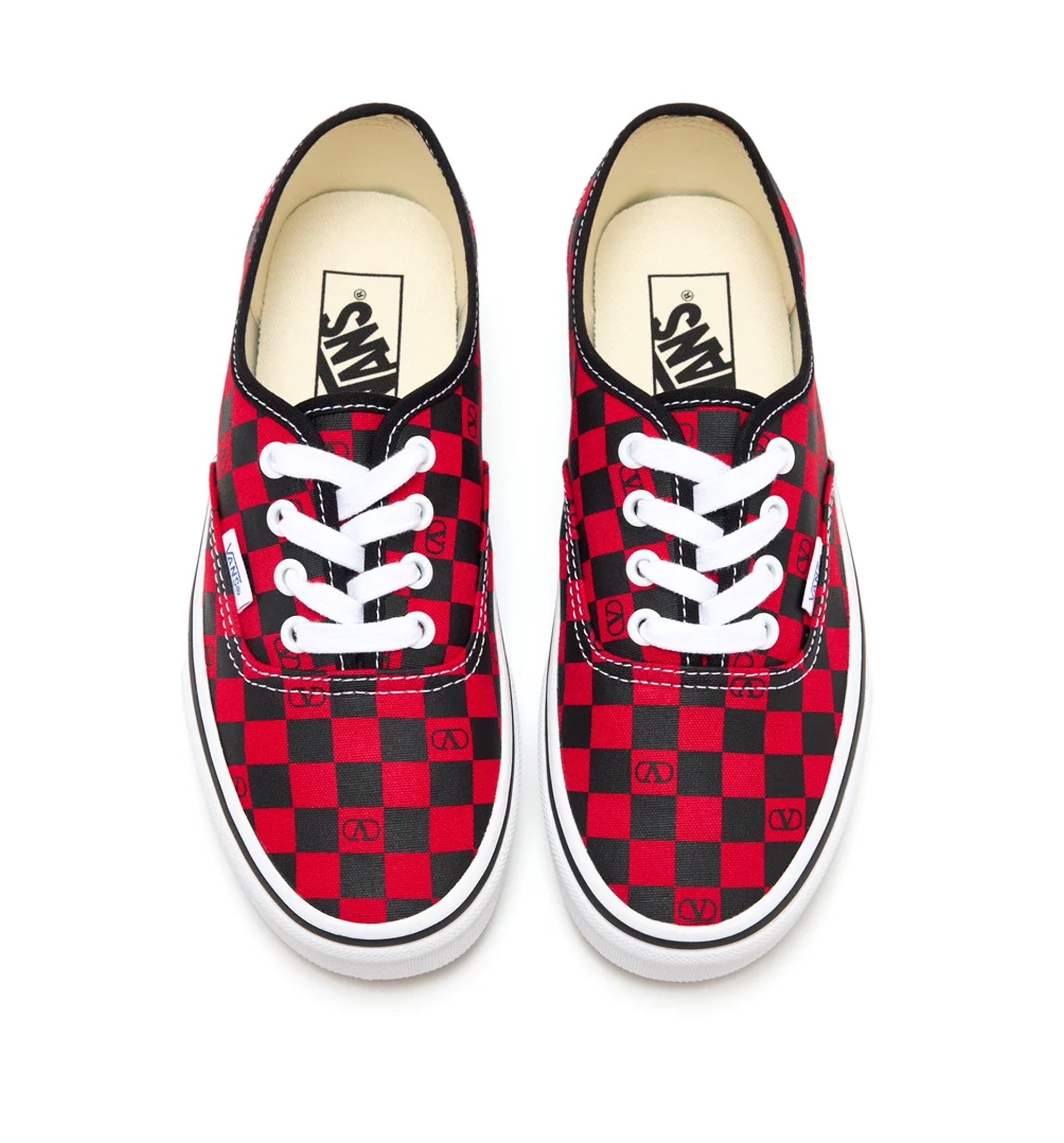 Valentino Garavani and Vans Low-Top Trainer with VLogo Checkerboard