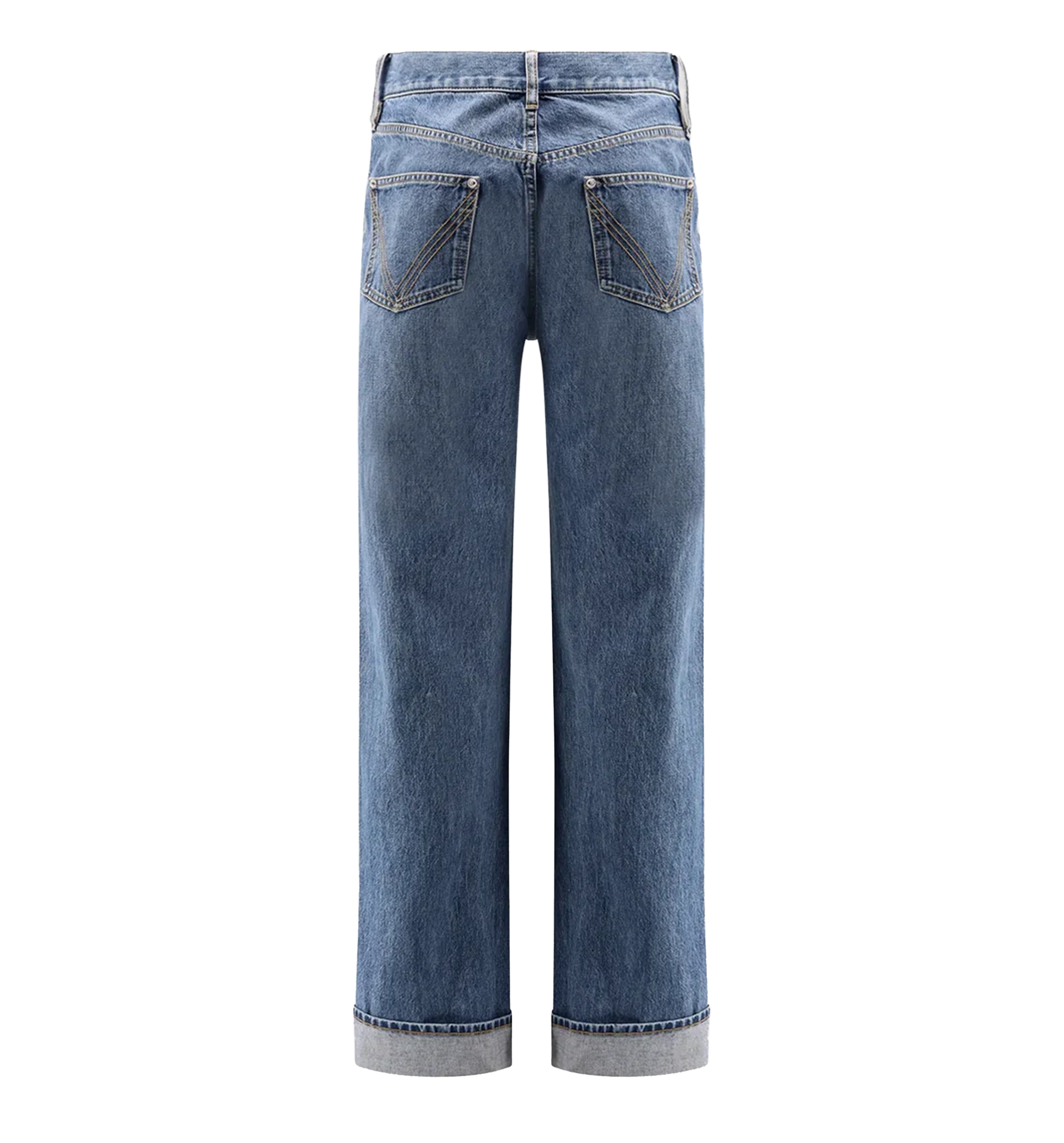 Vintage Indigo Straight Jeans