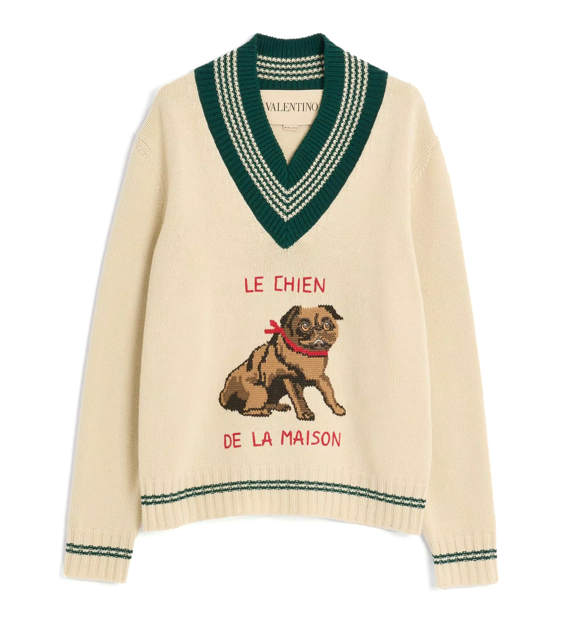 Le Chien De La Maison Jacquard Wool Jumper