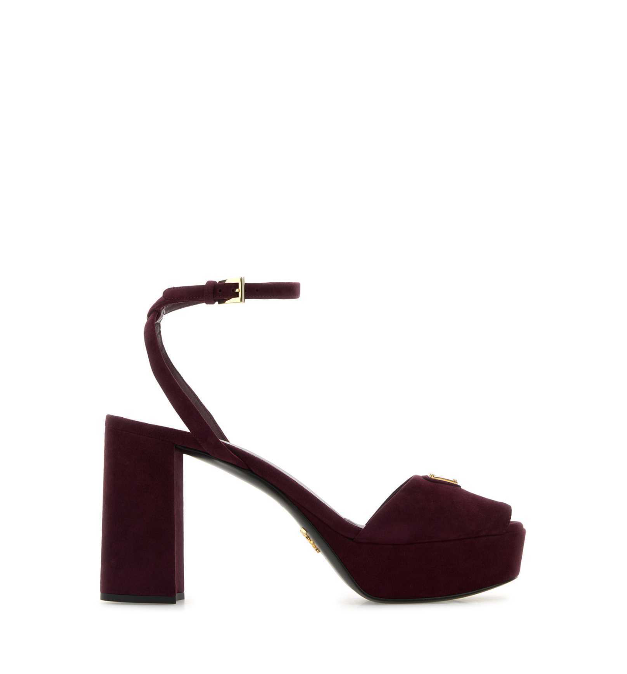 Suede Platform Sandals