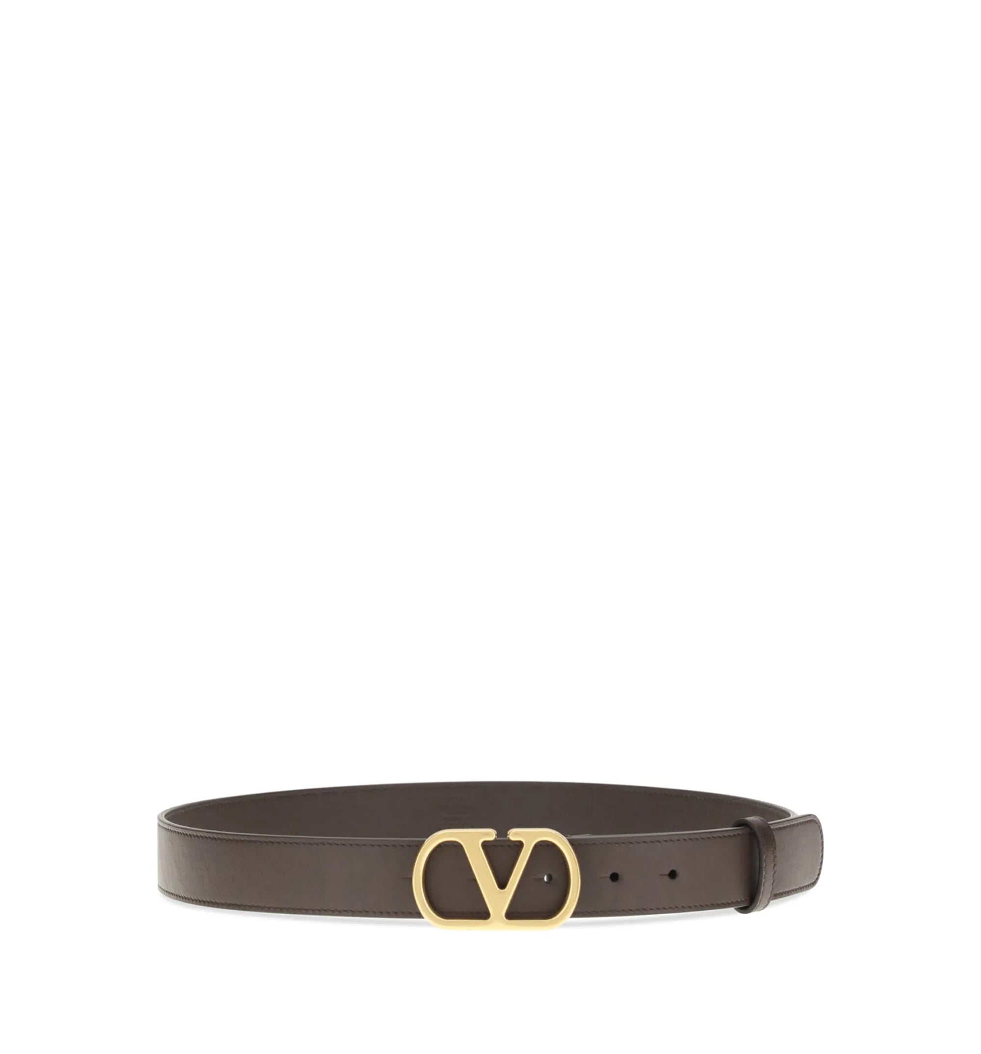 VLogo Signature Belt in Shiny Calfskin 30 mm