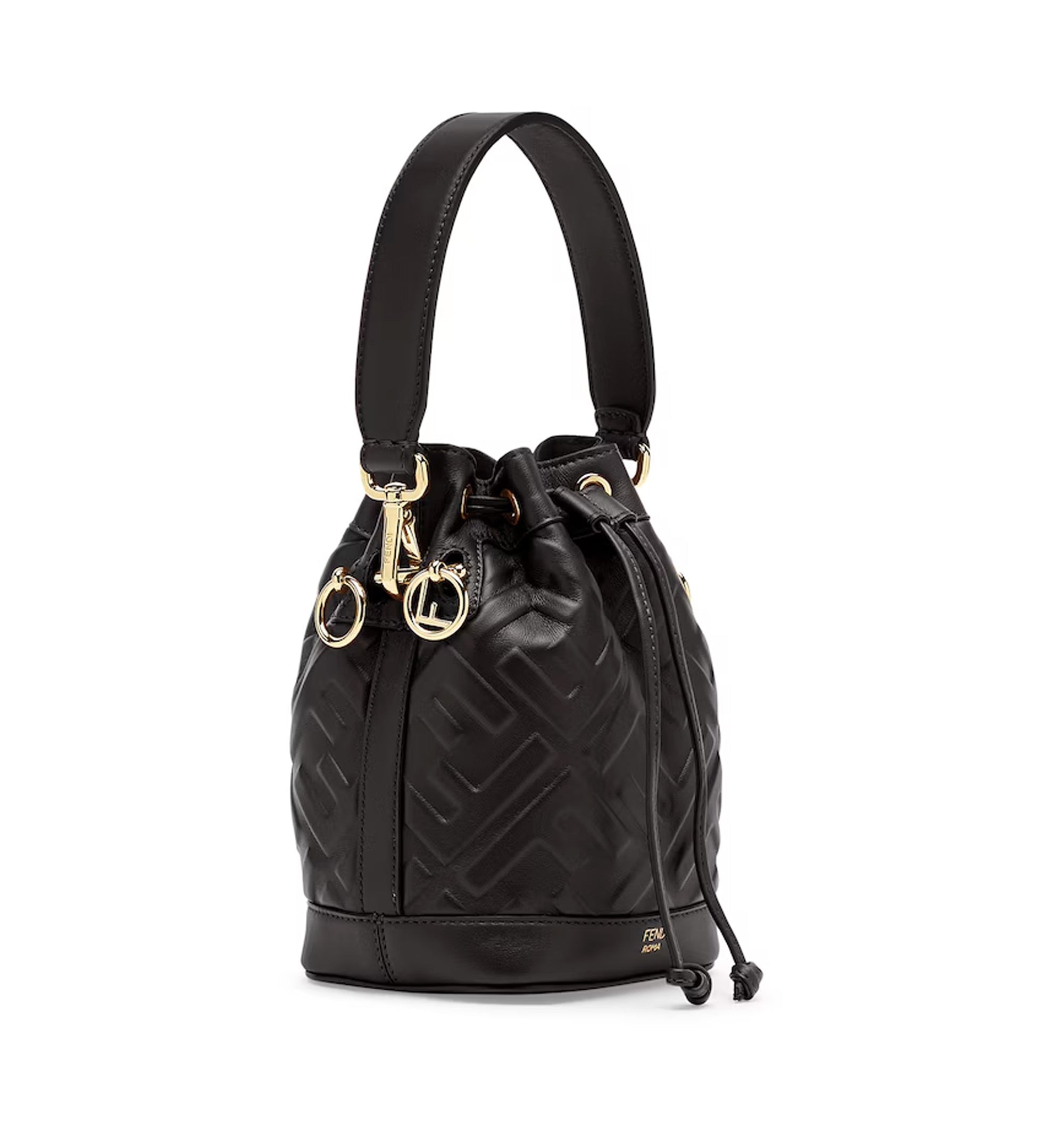 Mon Tresor Leather Bucket Bag