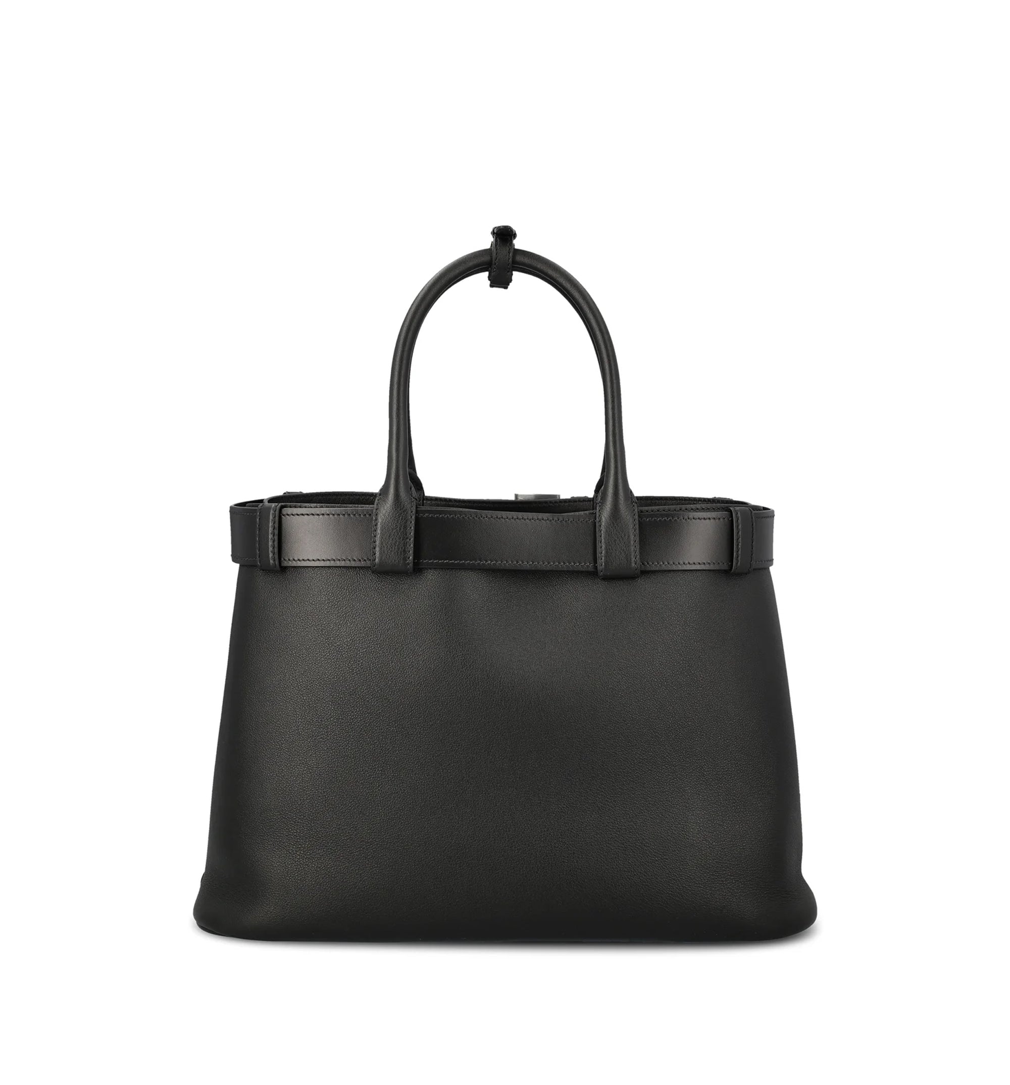 Prada Open-Top Large Belted Handbag