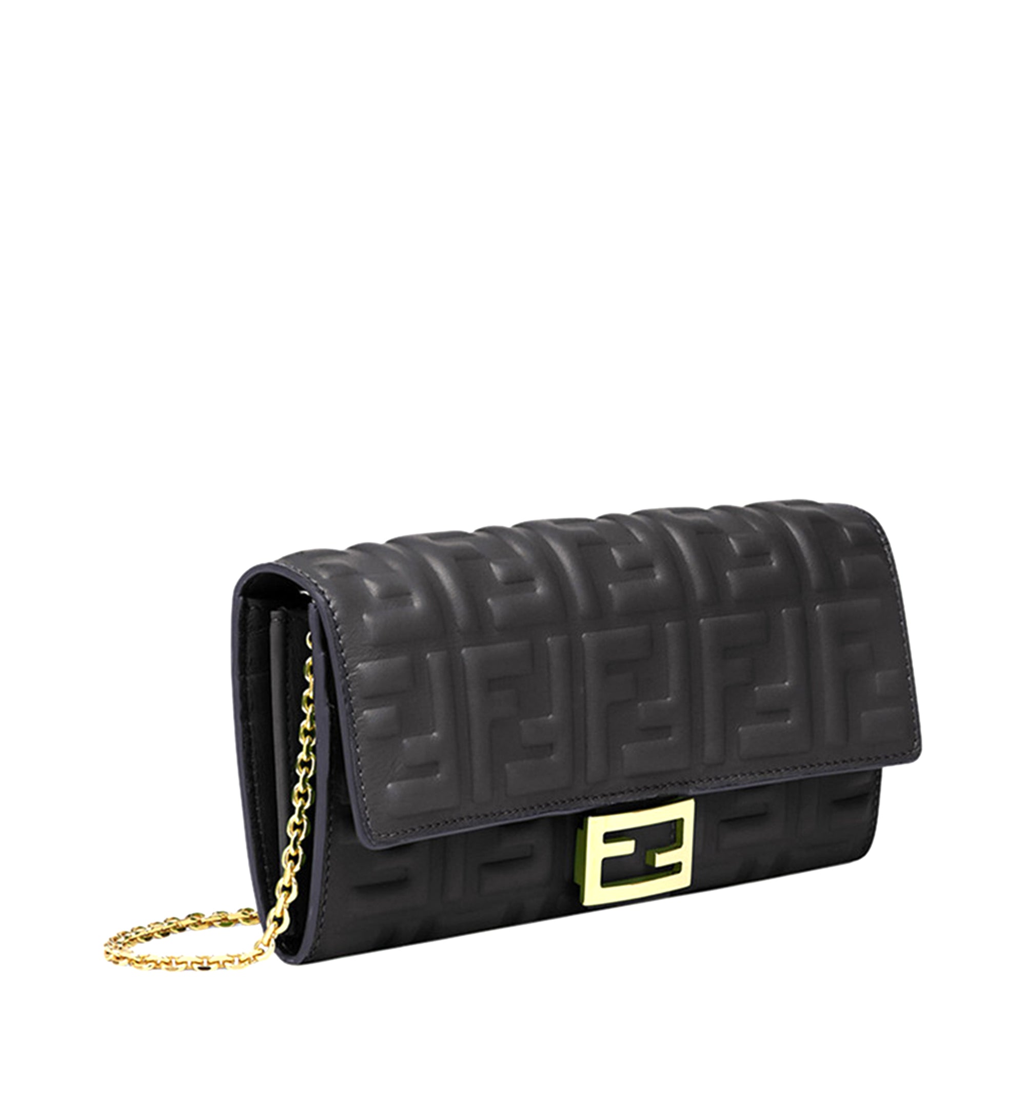 Baguette Continental Wallet With Chain