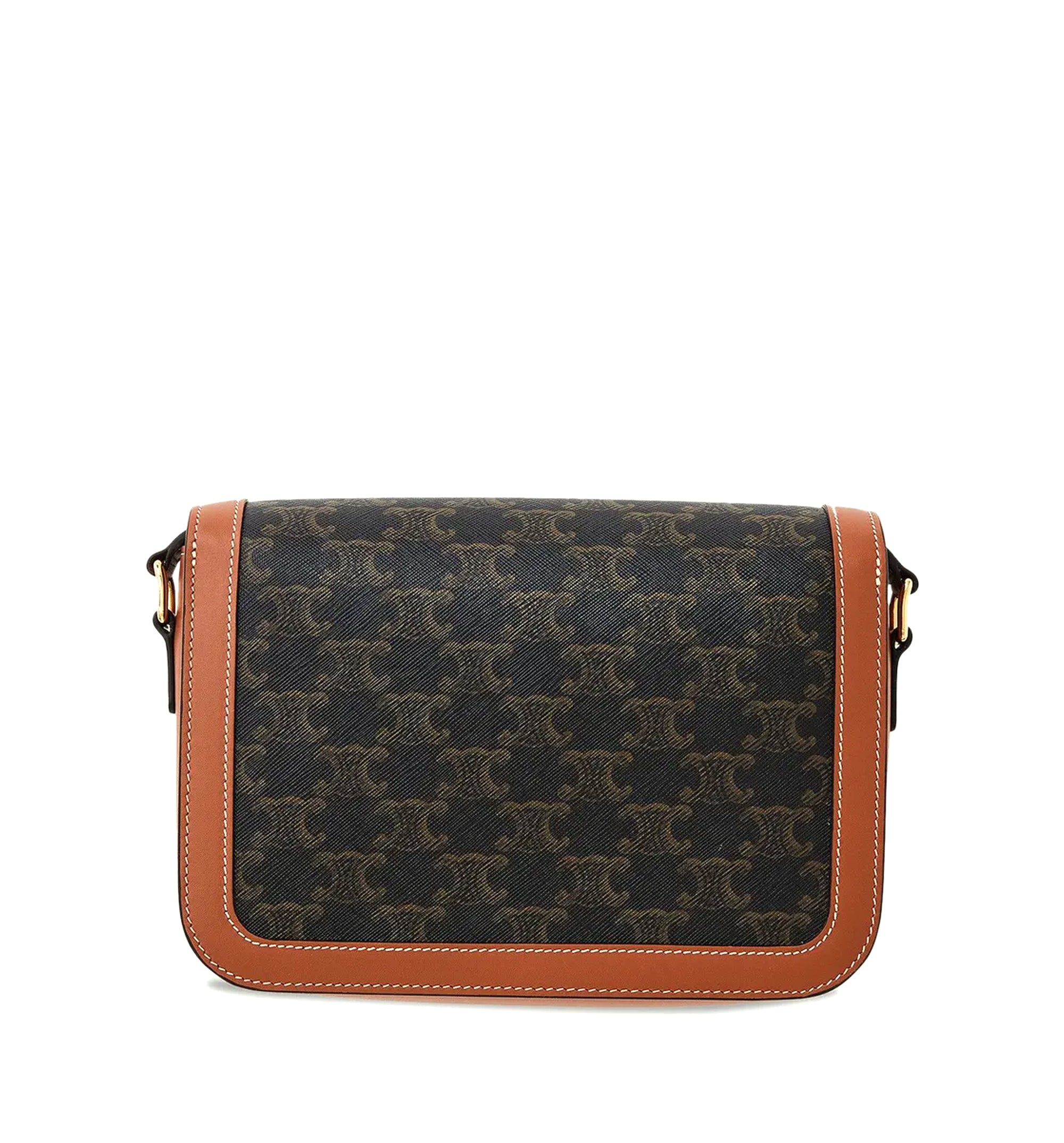 Classique Triomphe Bag in Triomphe Canvas and Calfskin