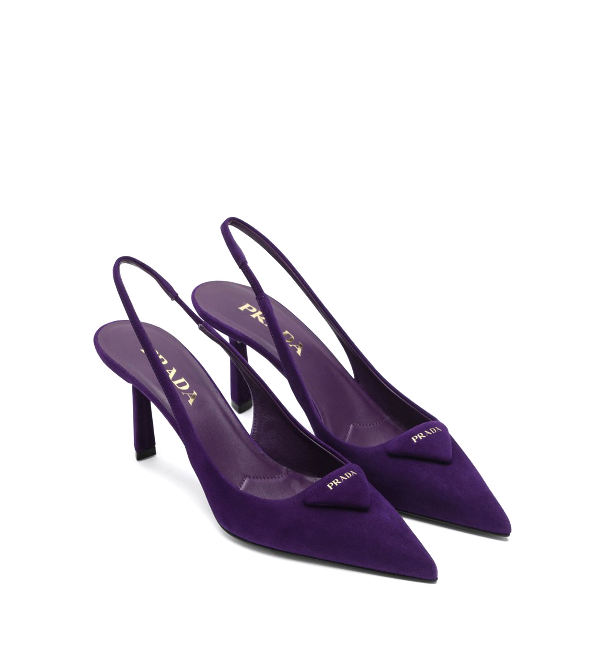 Suede Slingback Pumps