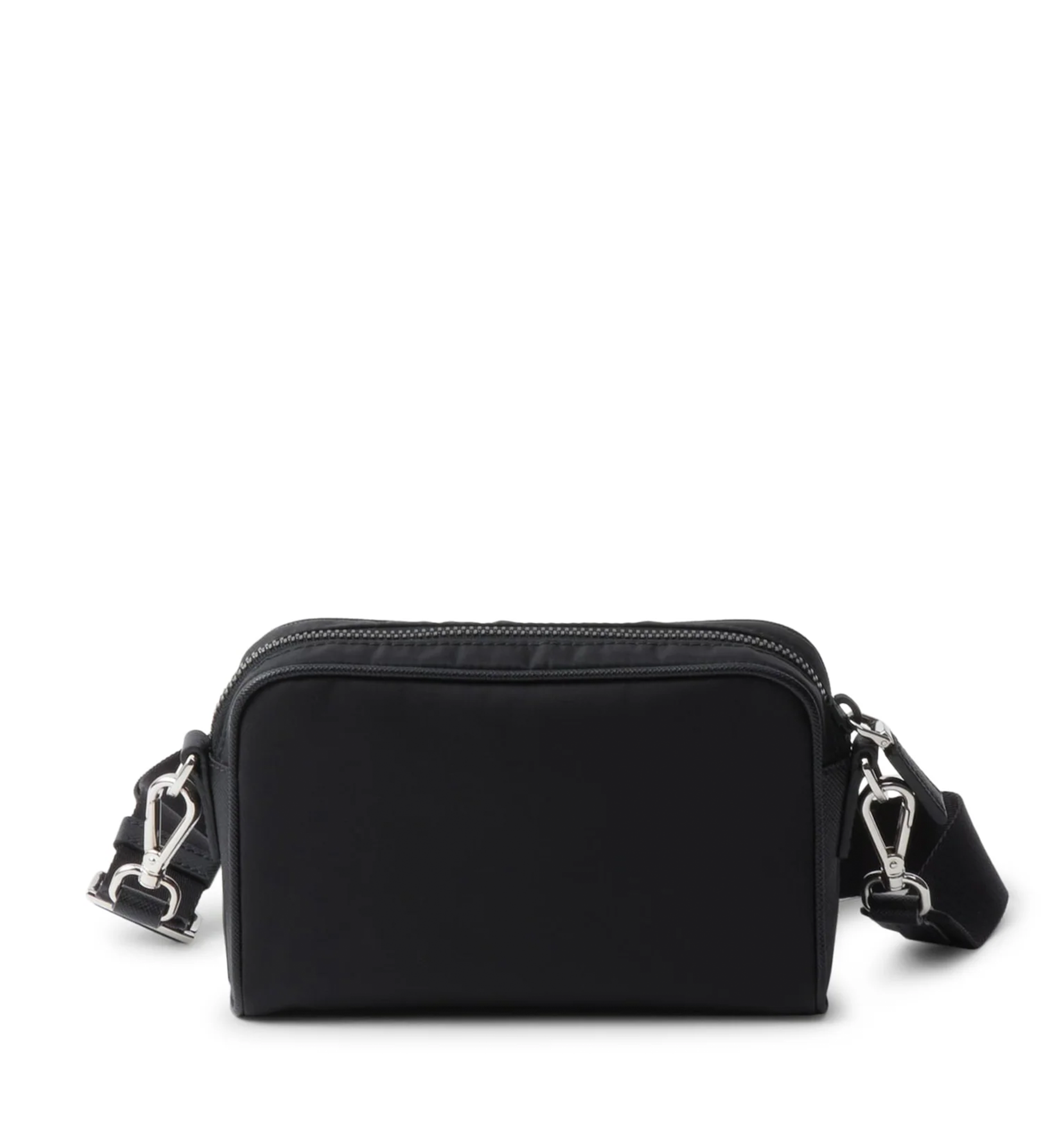 Re-Nylon and Saffiano Leather Crossbody Bag