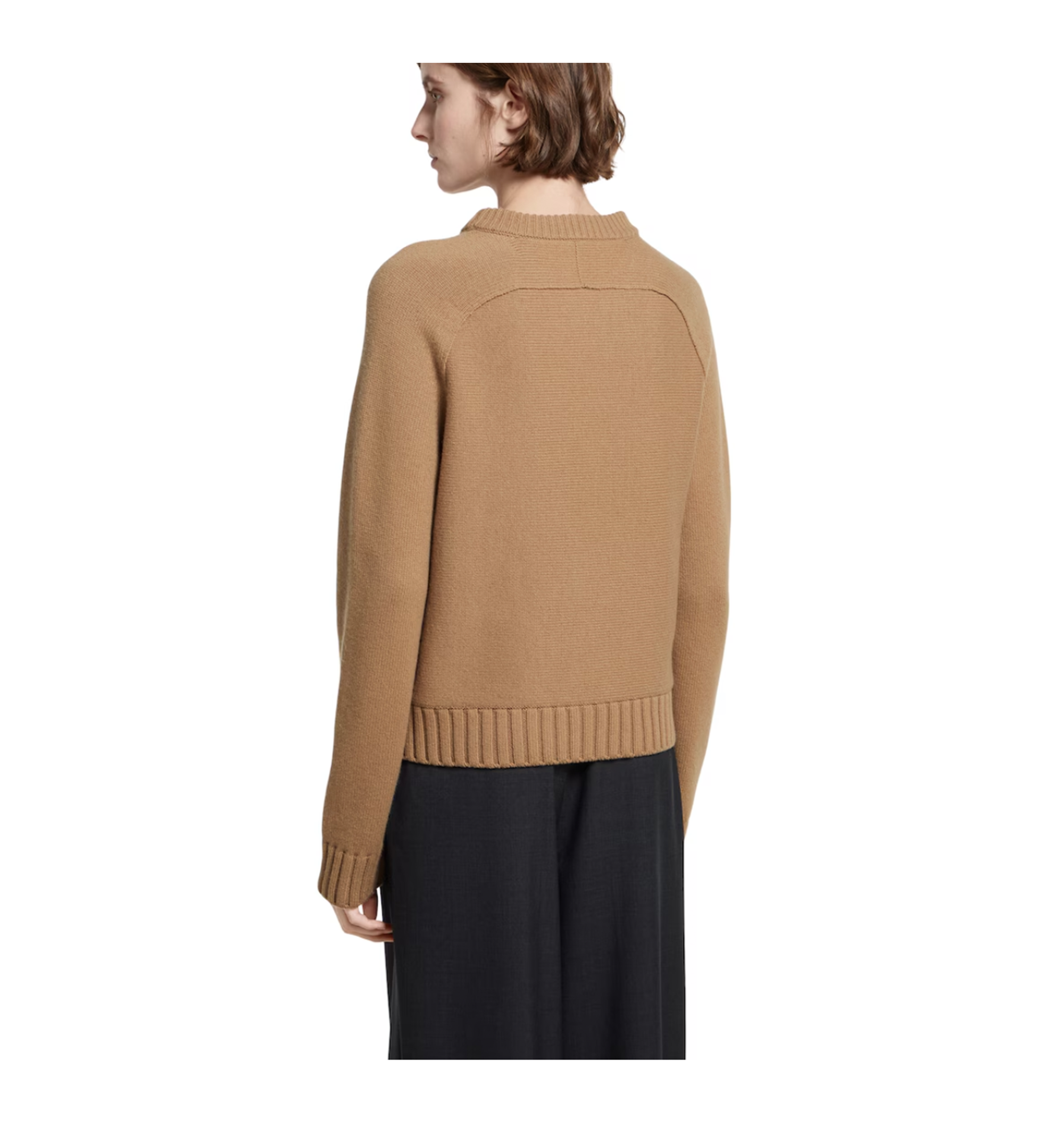 Wool Cashmere Top with Horsebit