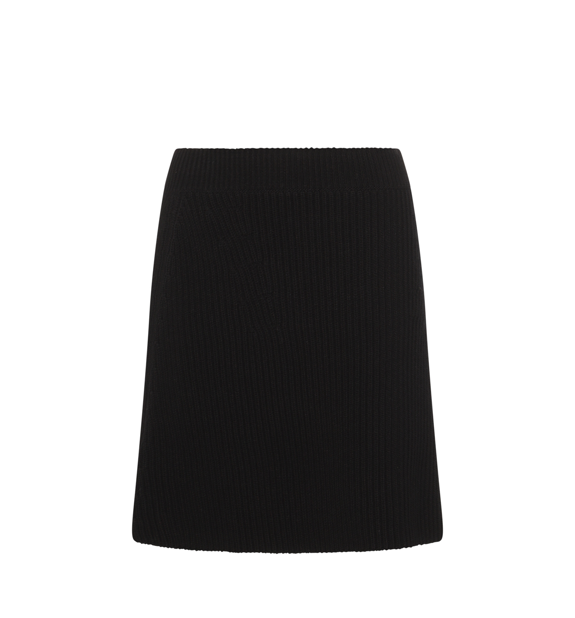 Wool Knit Mini Skirt