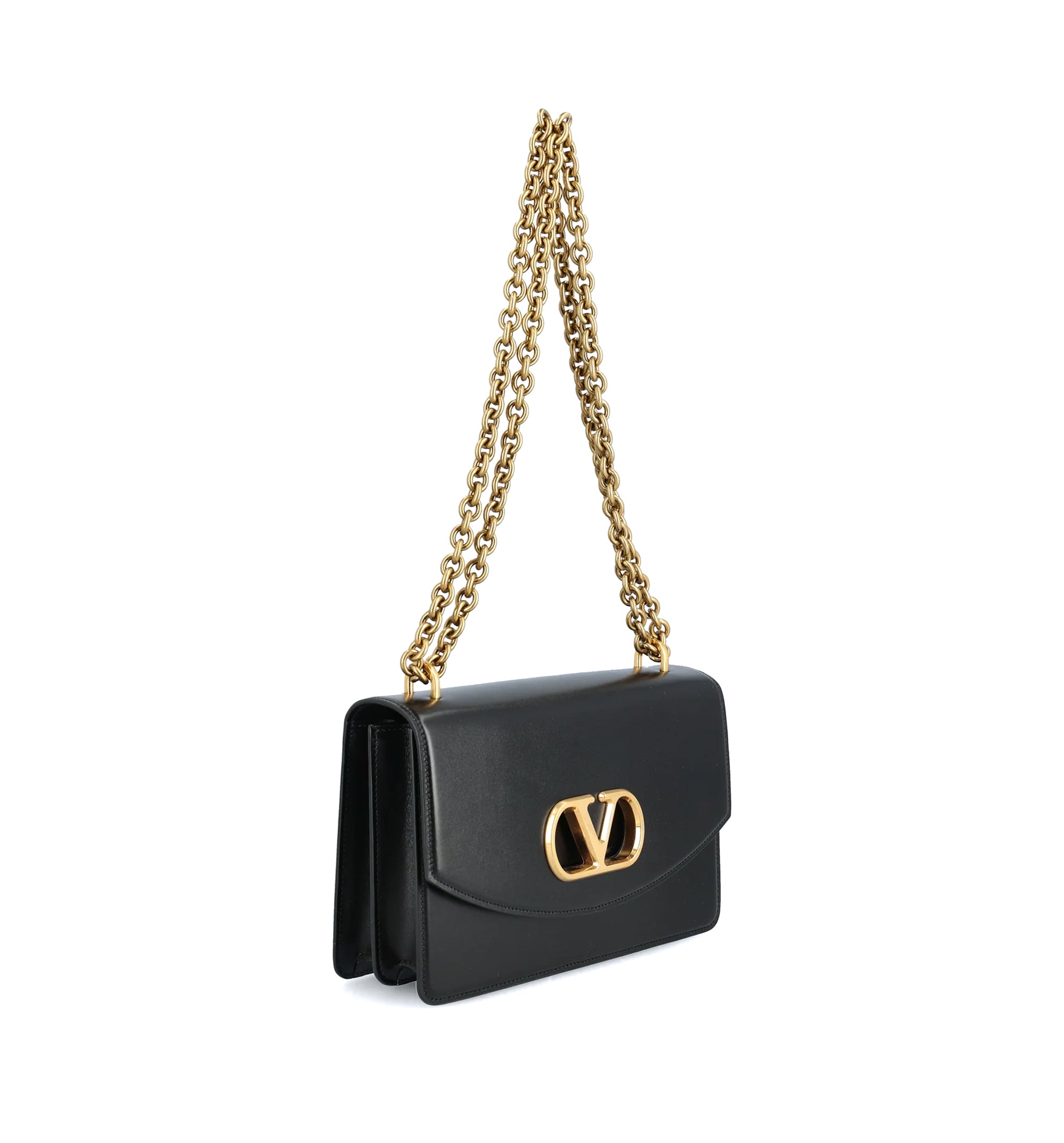 Vain Logo Plaque Shoulder Bag