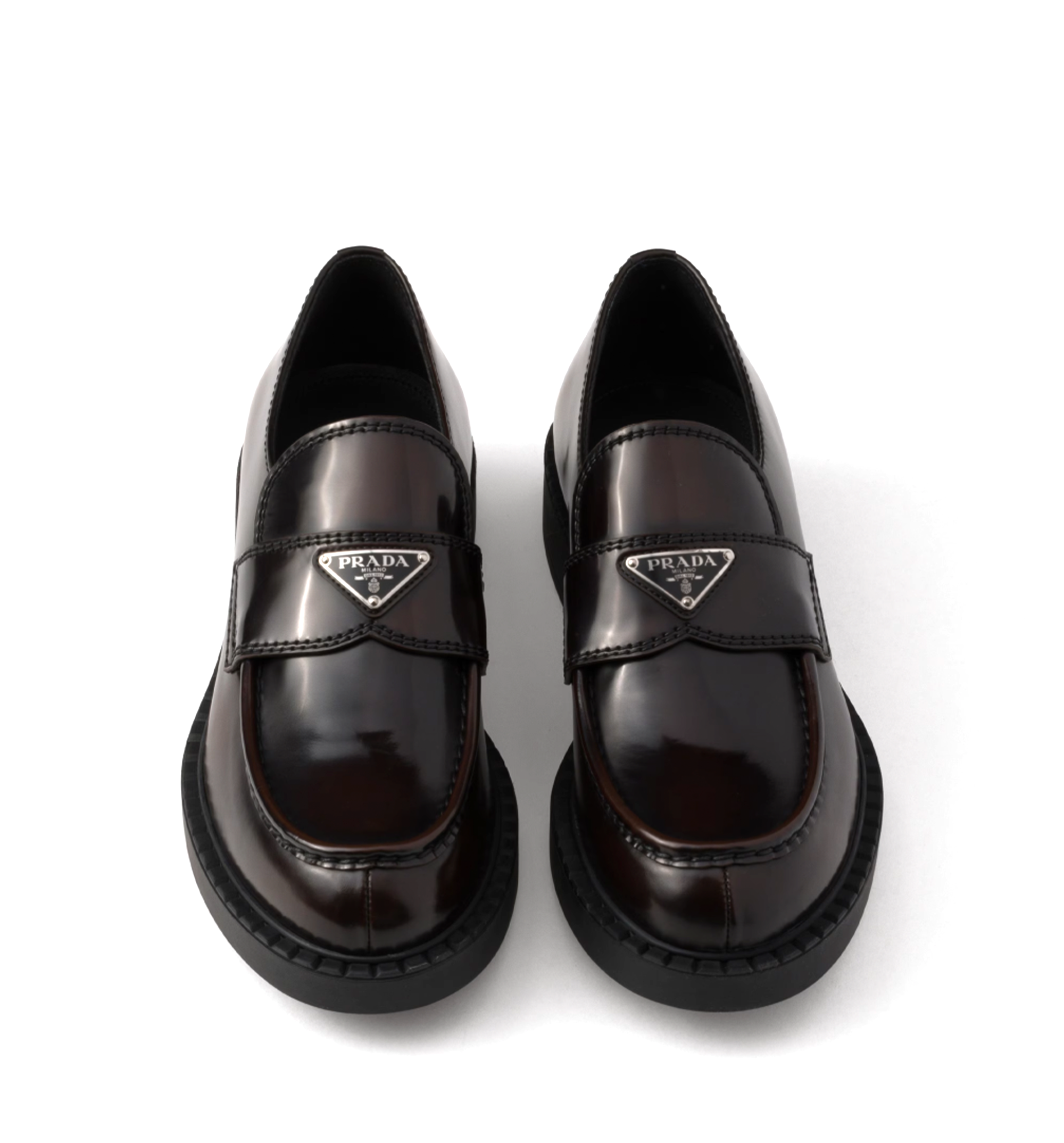 Brushed Leather Loafers