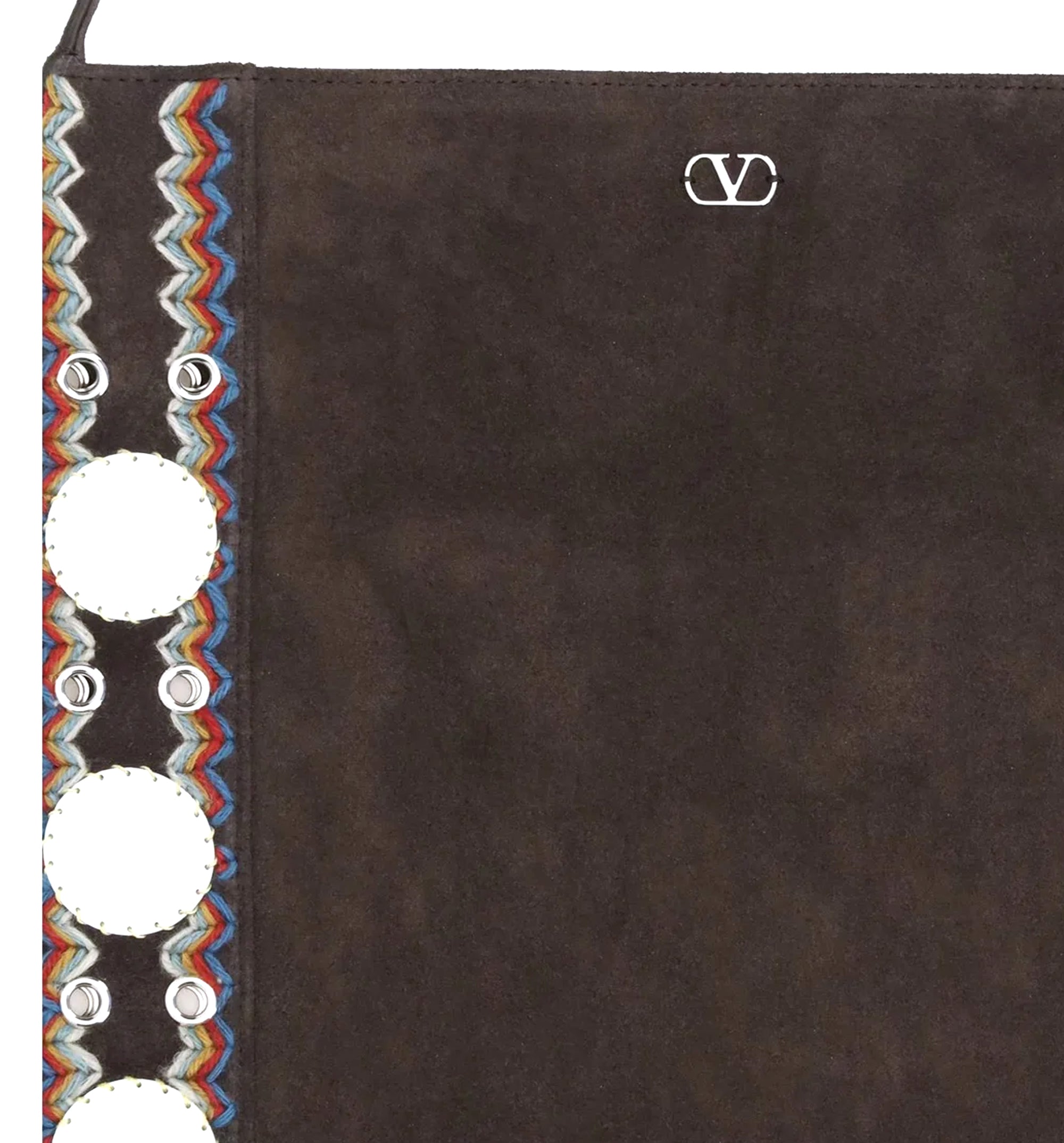 Nellcôte VLogo Signature Fringed Shoulder Bag