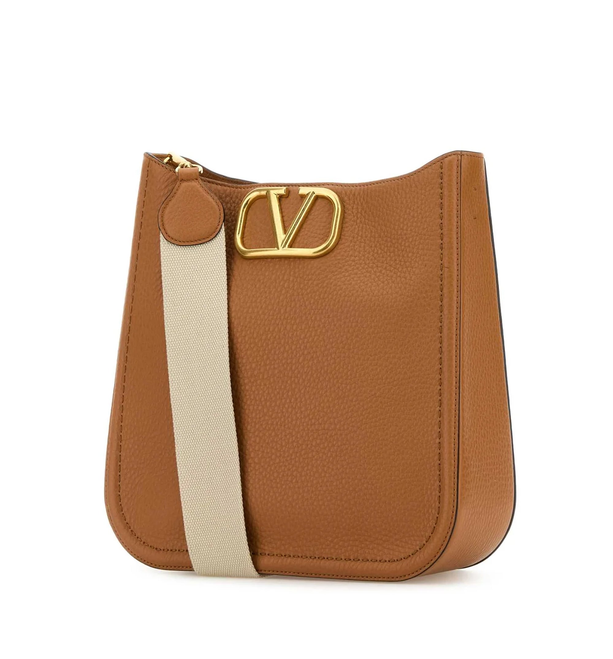 Valentino Alltime Logo Plaque Shoulder Bag