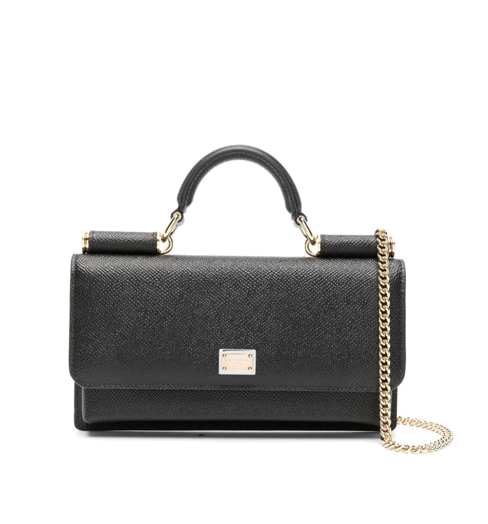Dauphine-Print Calfskin Mini Bag