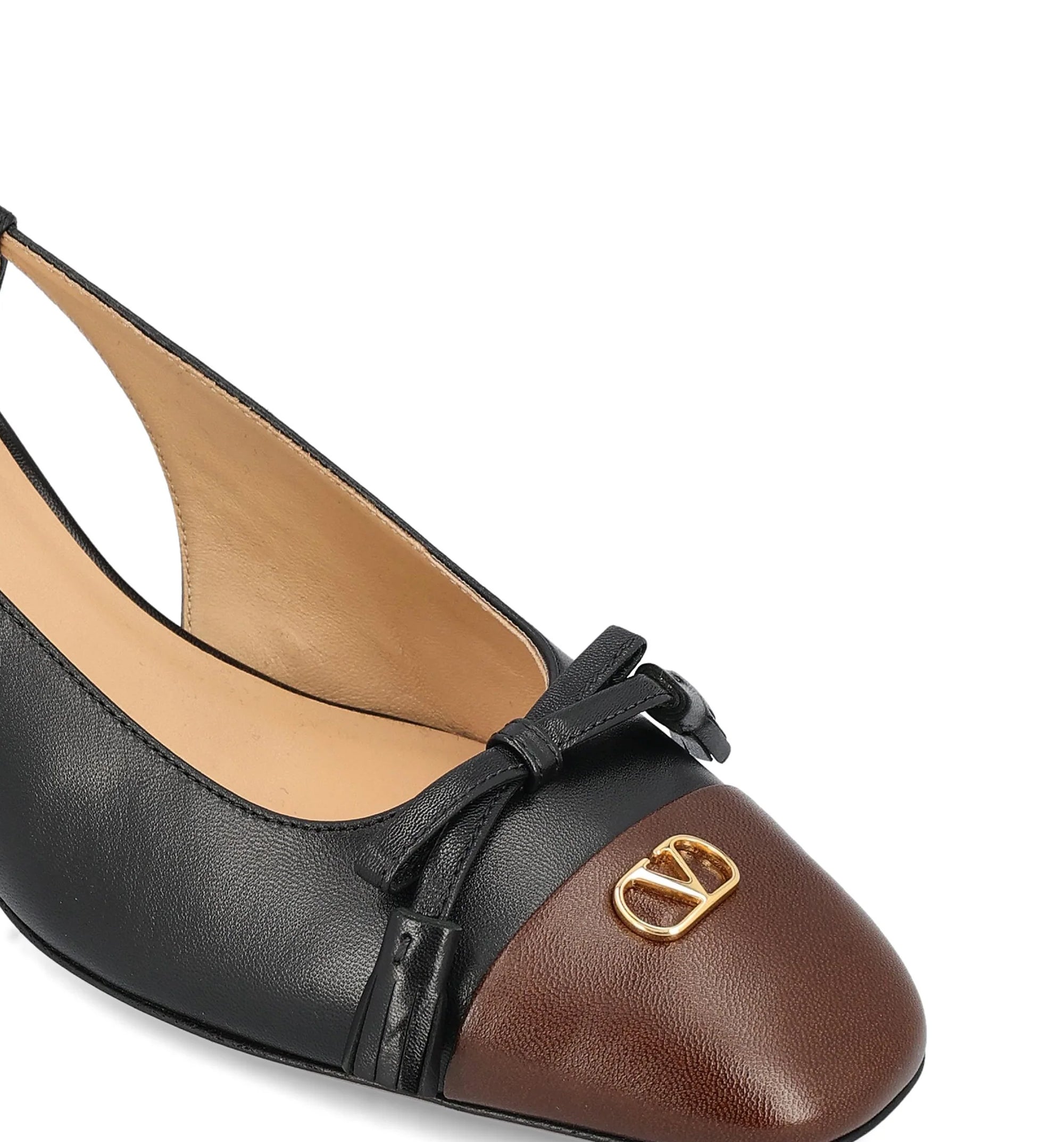 Valet Du Roi Leather Slingback Décolleté