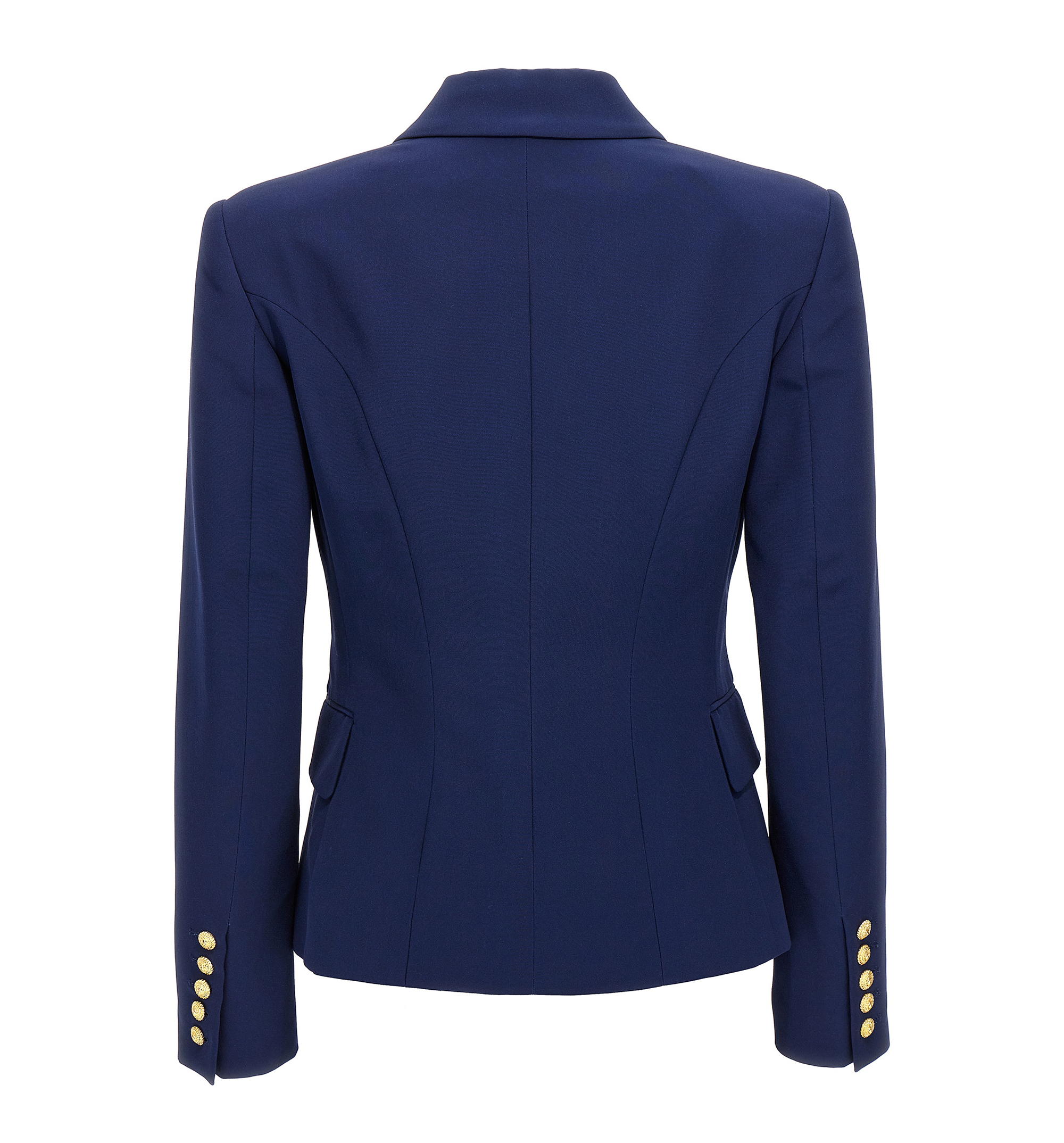 Fitted Wool 6-Button Jacket