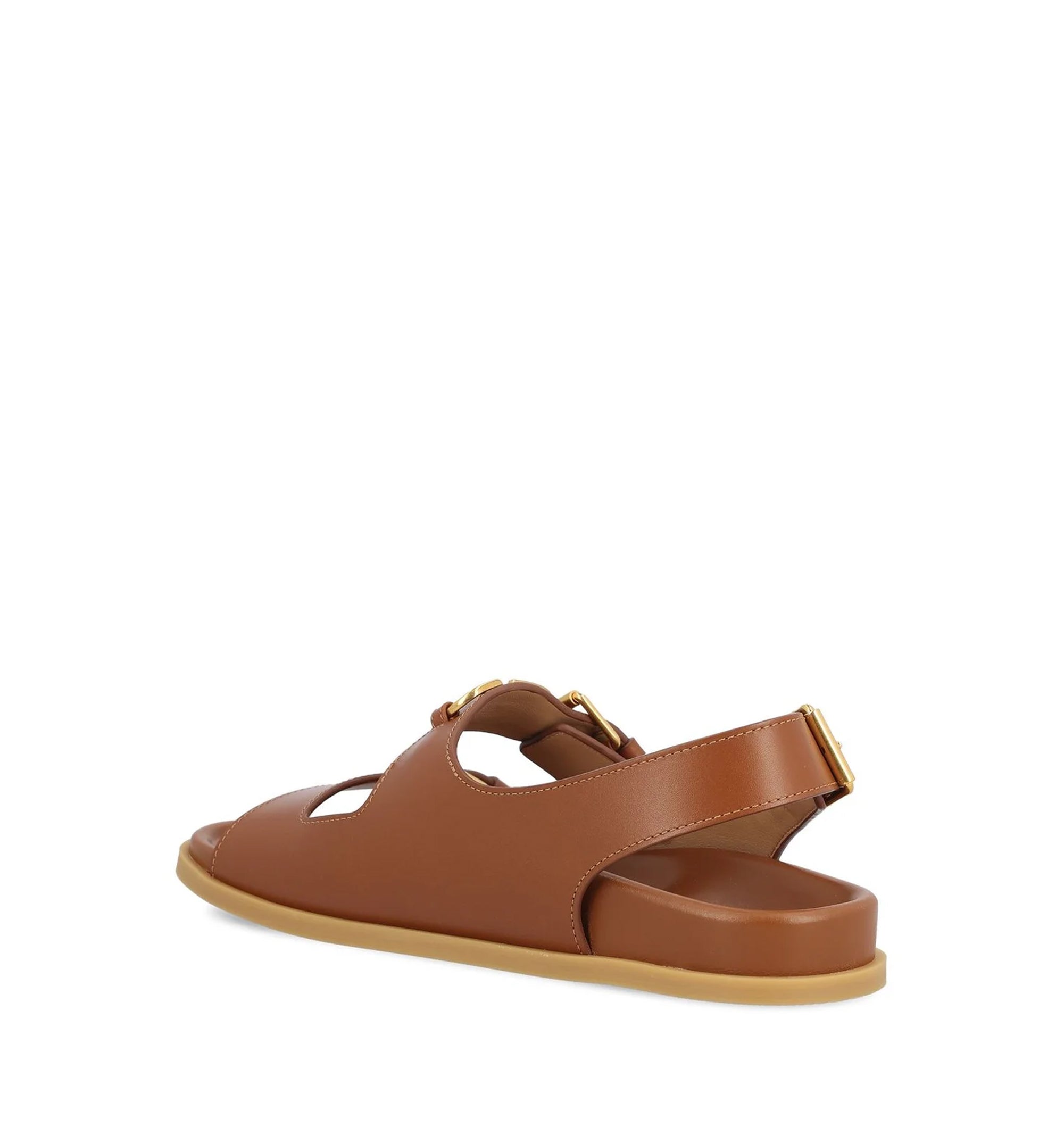 VLogo Signature Double Buckle-Strap Sandals