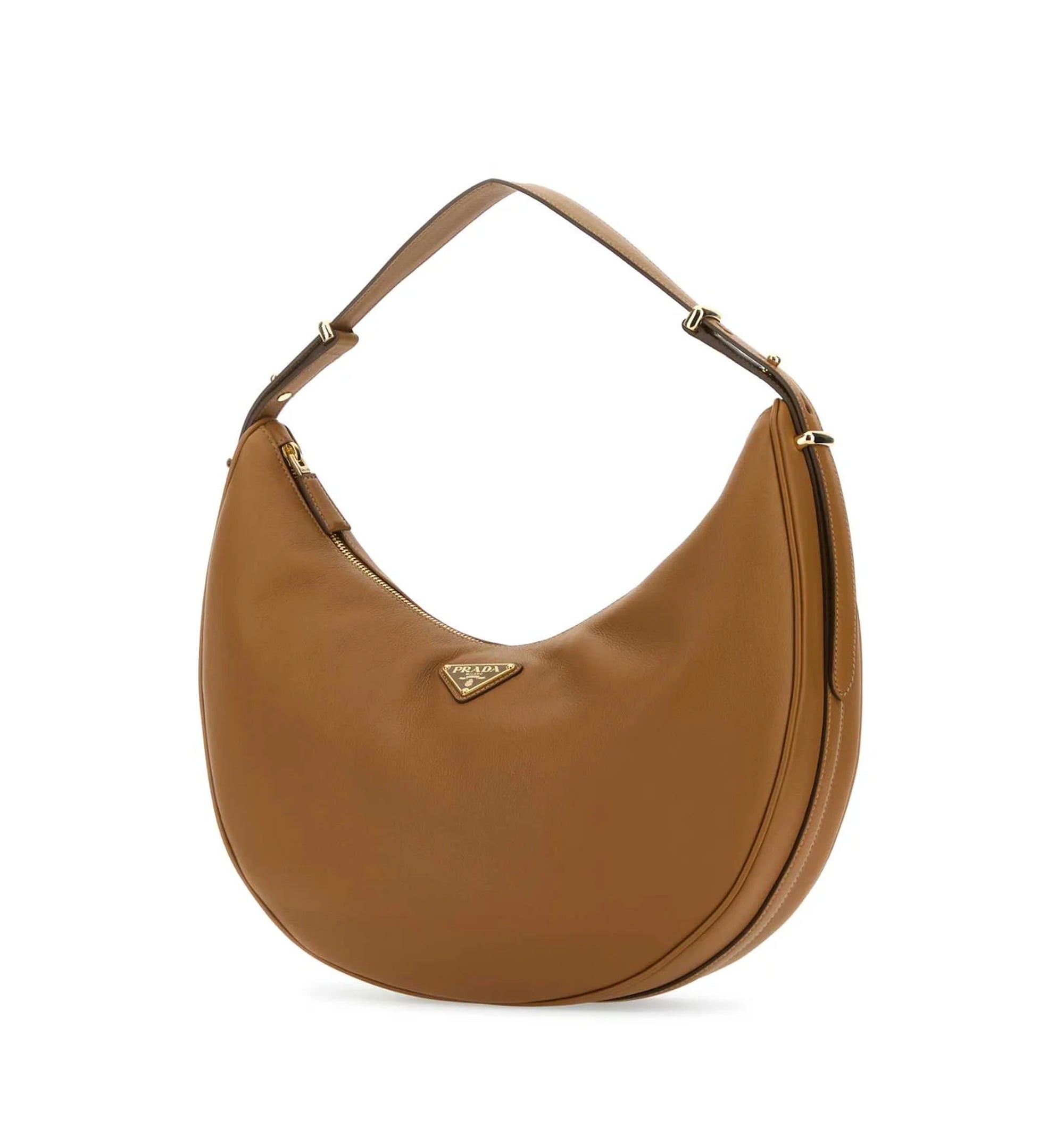 Arqué Medium Leather Shoulder Bag