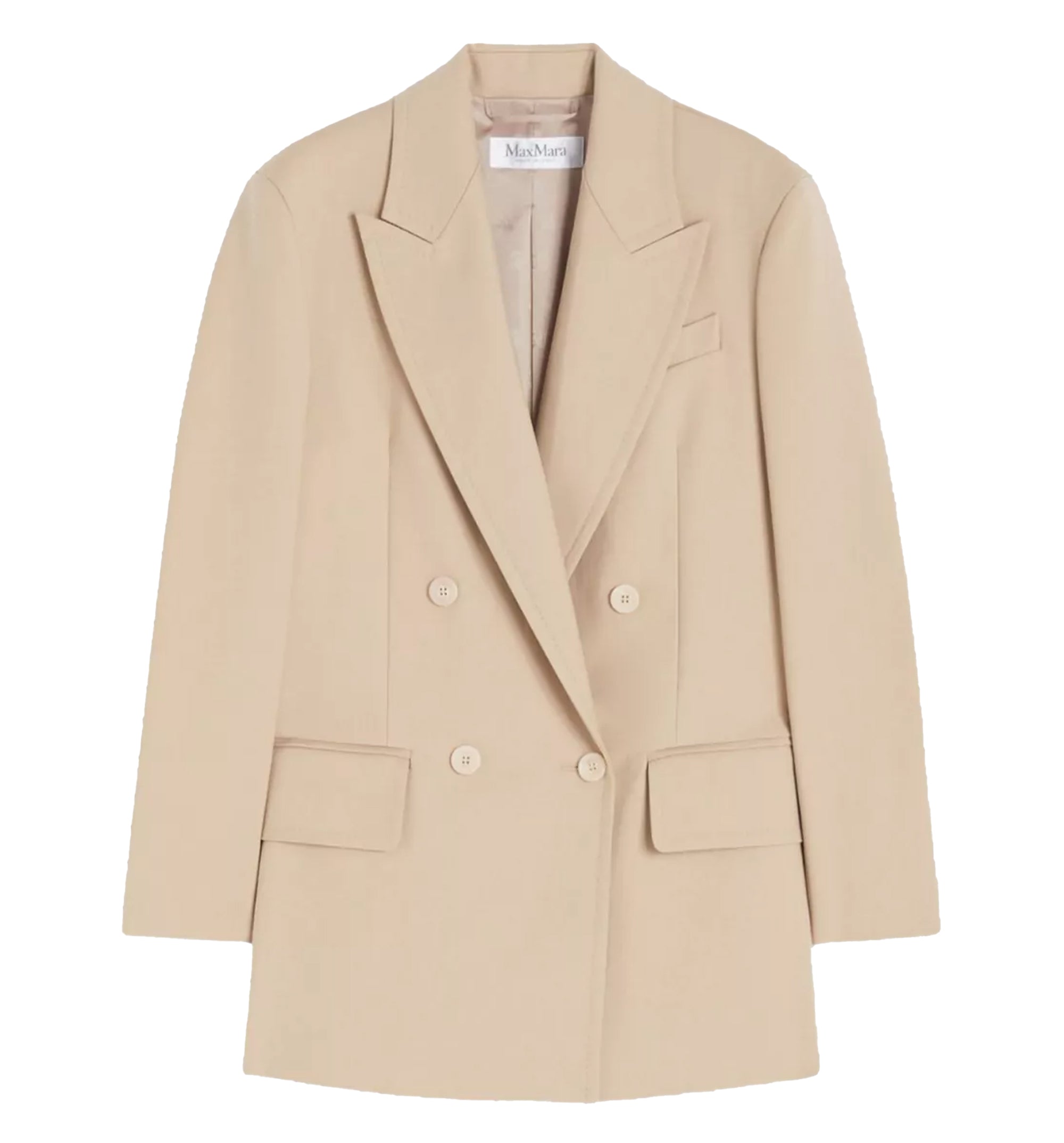 Olimpia double-breasted stretch-canvas blazer