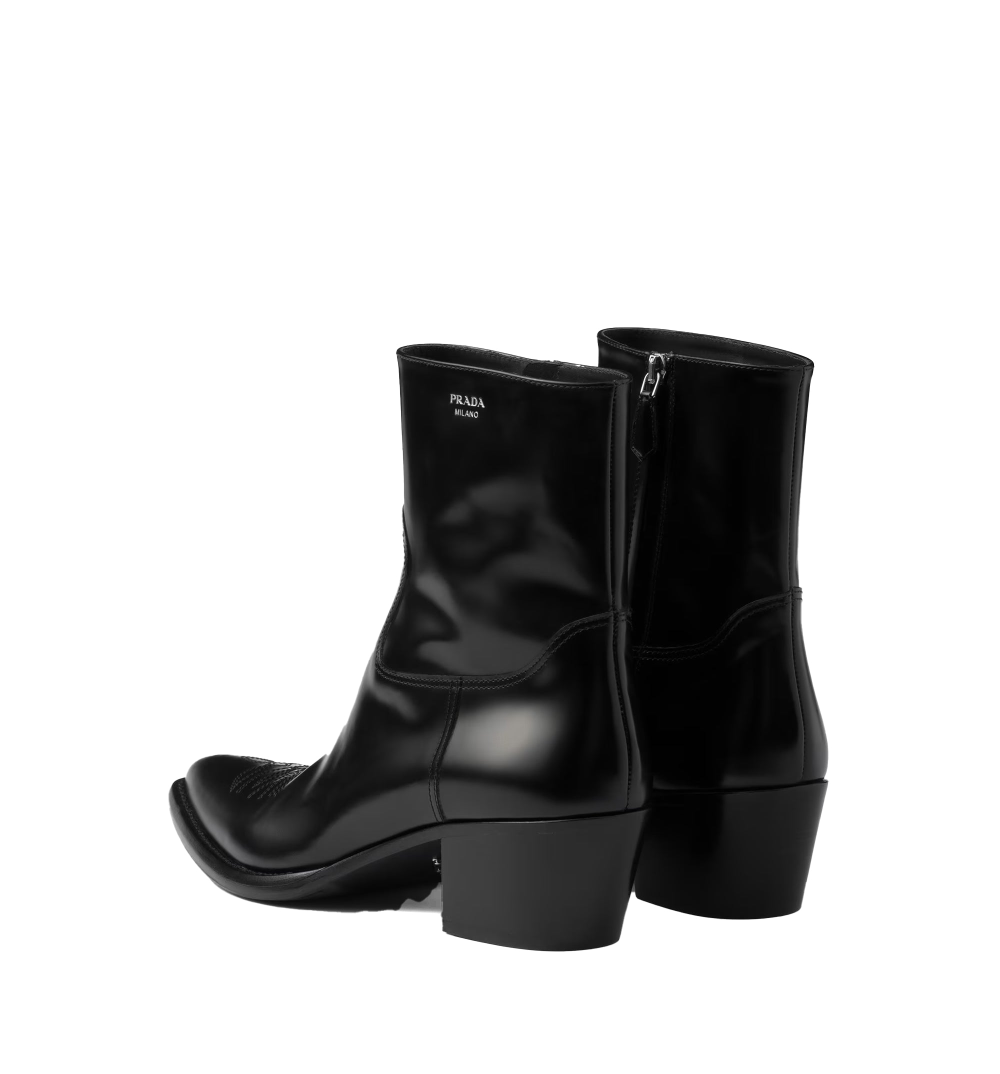 Brushed Lather Booties