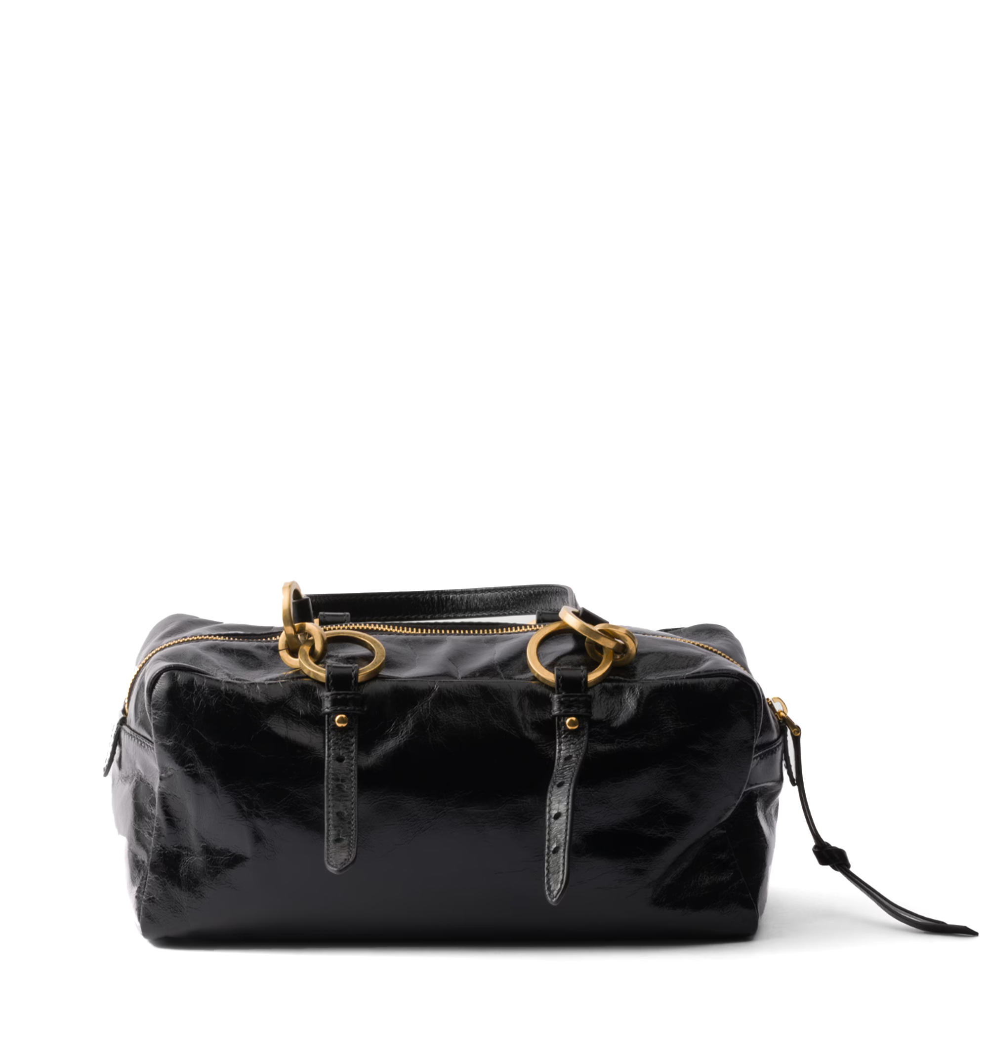 Prada Dangle Medium Leather Top-Handle Bag