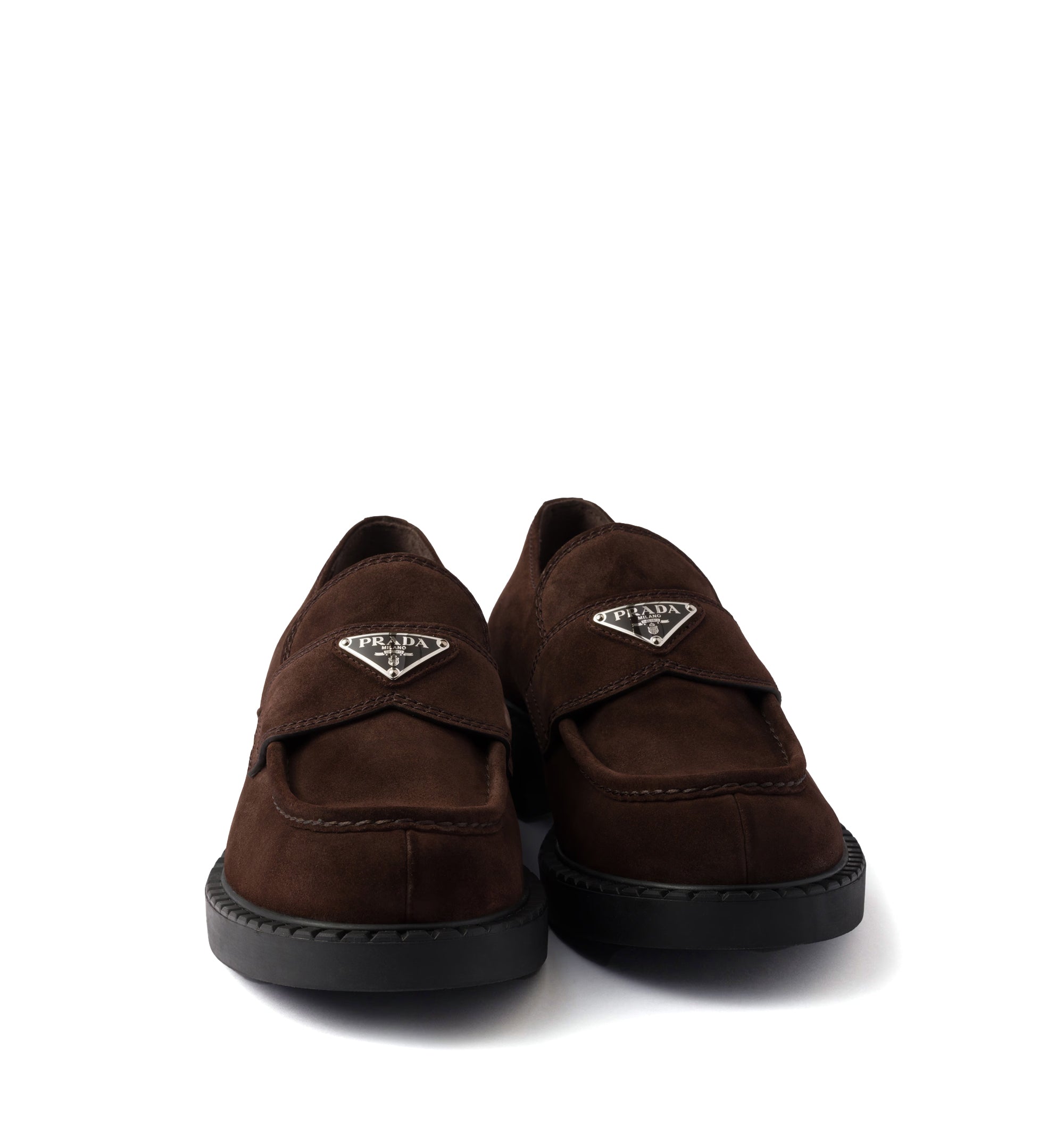 Chocolate Suede Loafers