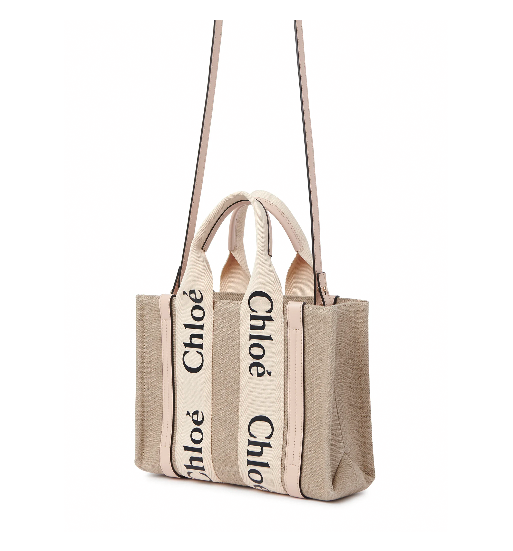 Small Woody Tote Bag in Linen