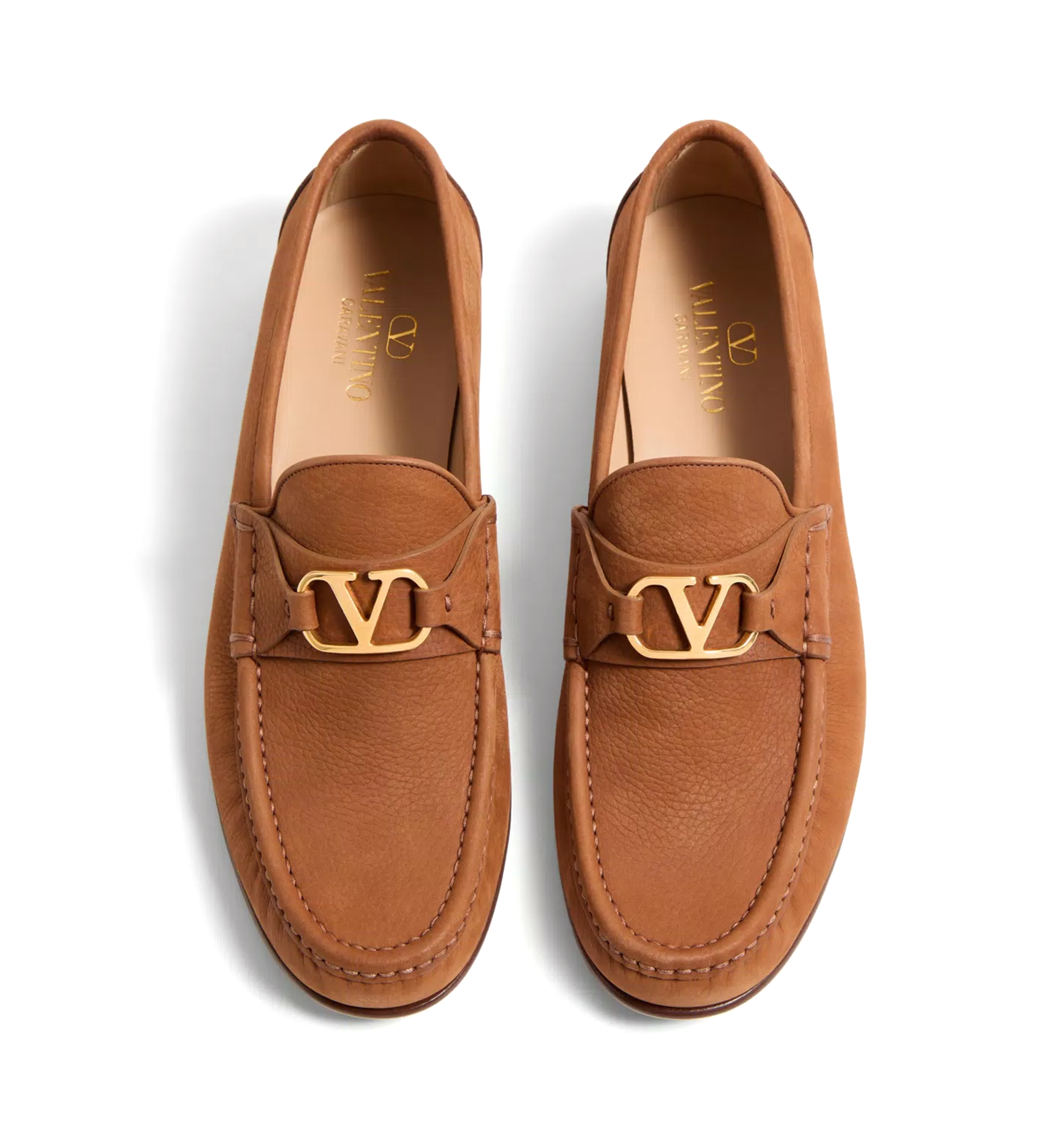 Vlogo Signature Deerskin Suede Loafer