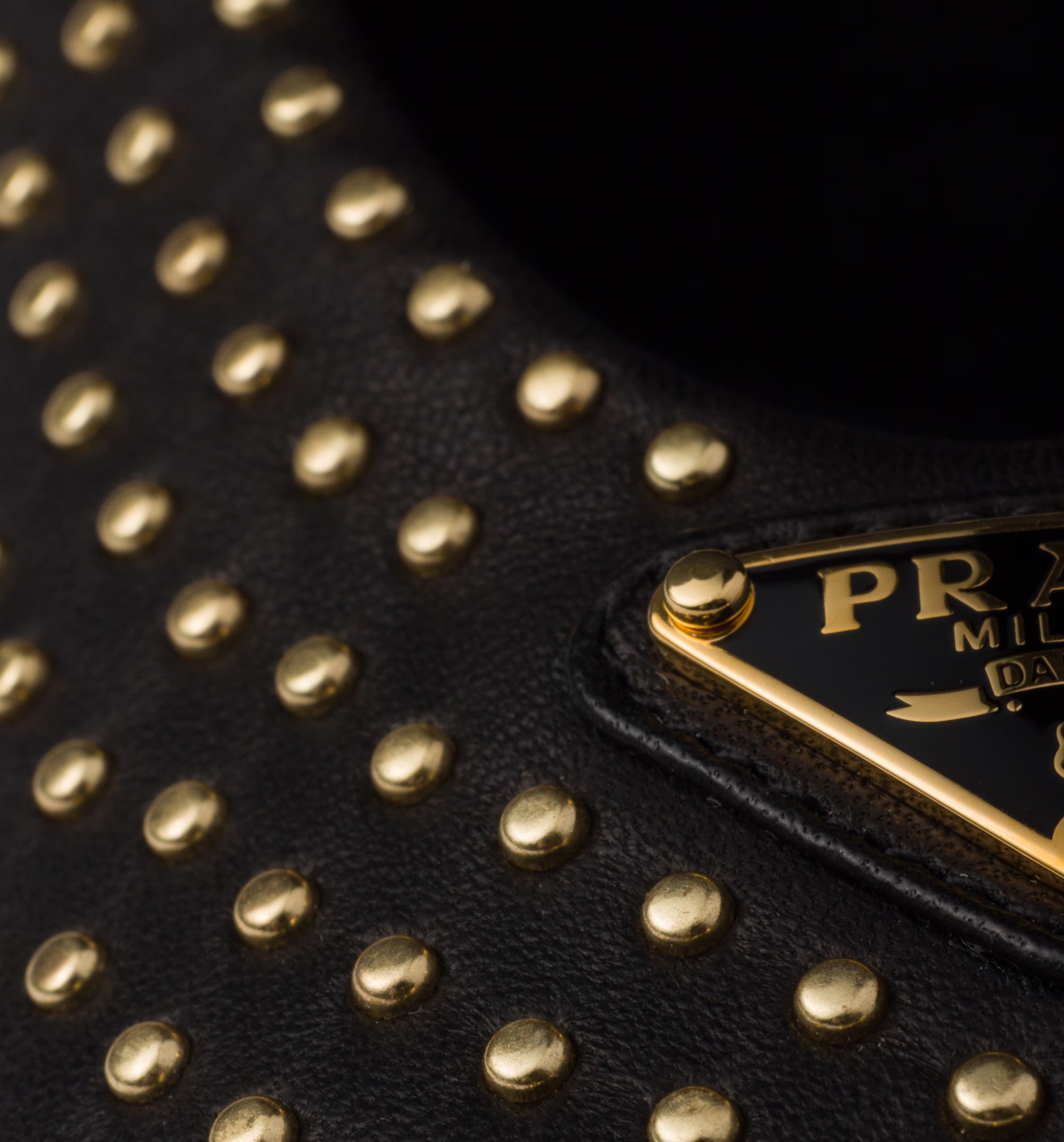 Nappa Leather Ballerinas with Studs