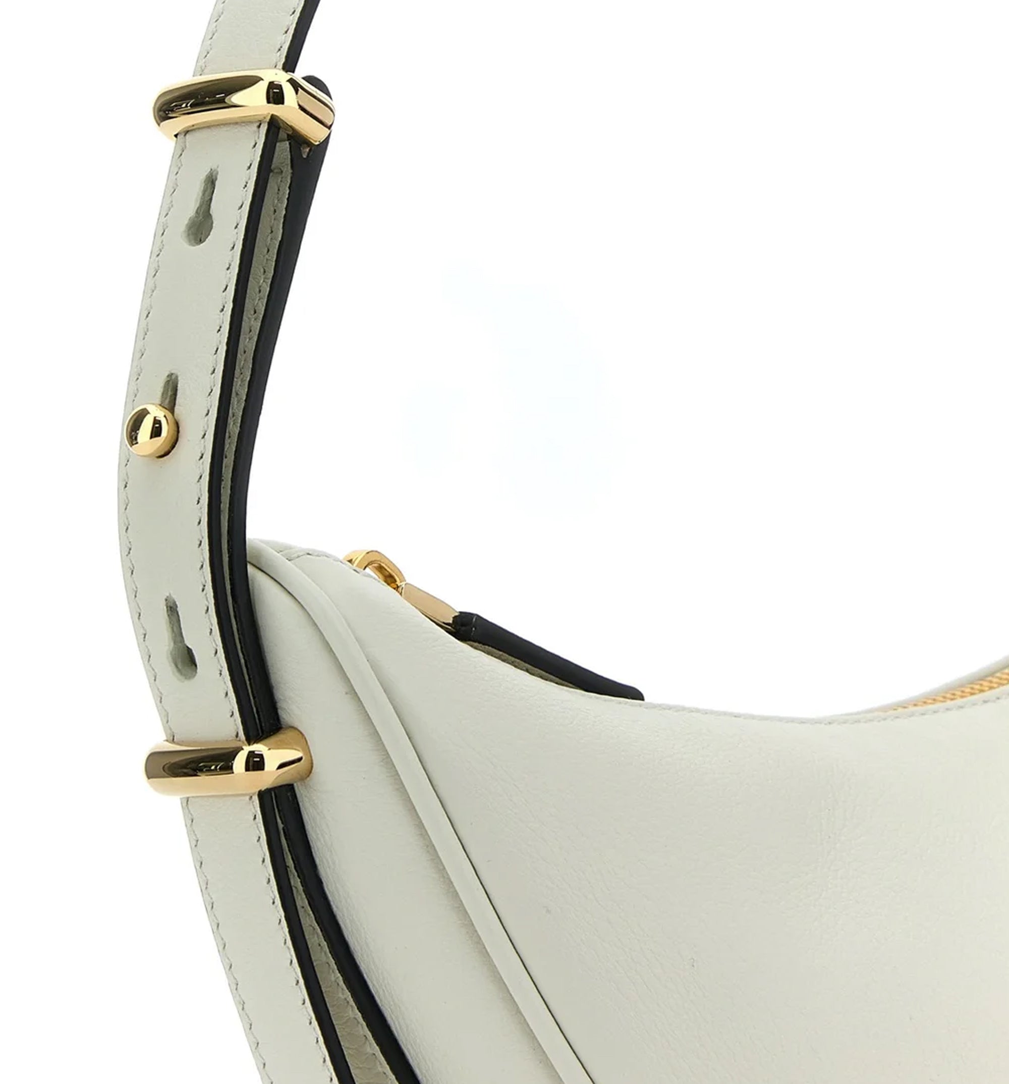 Arqué Medium Leather Shoulder Bag