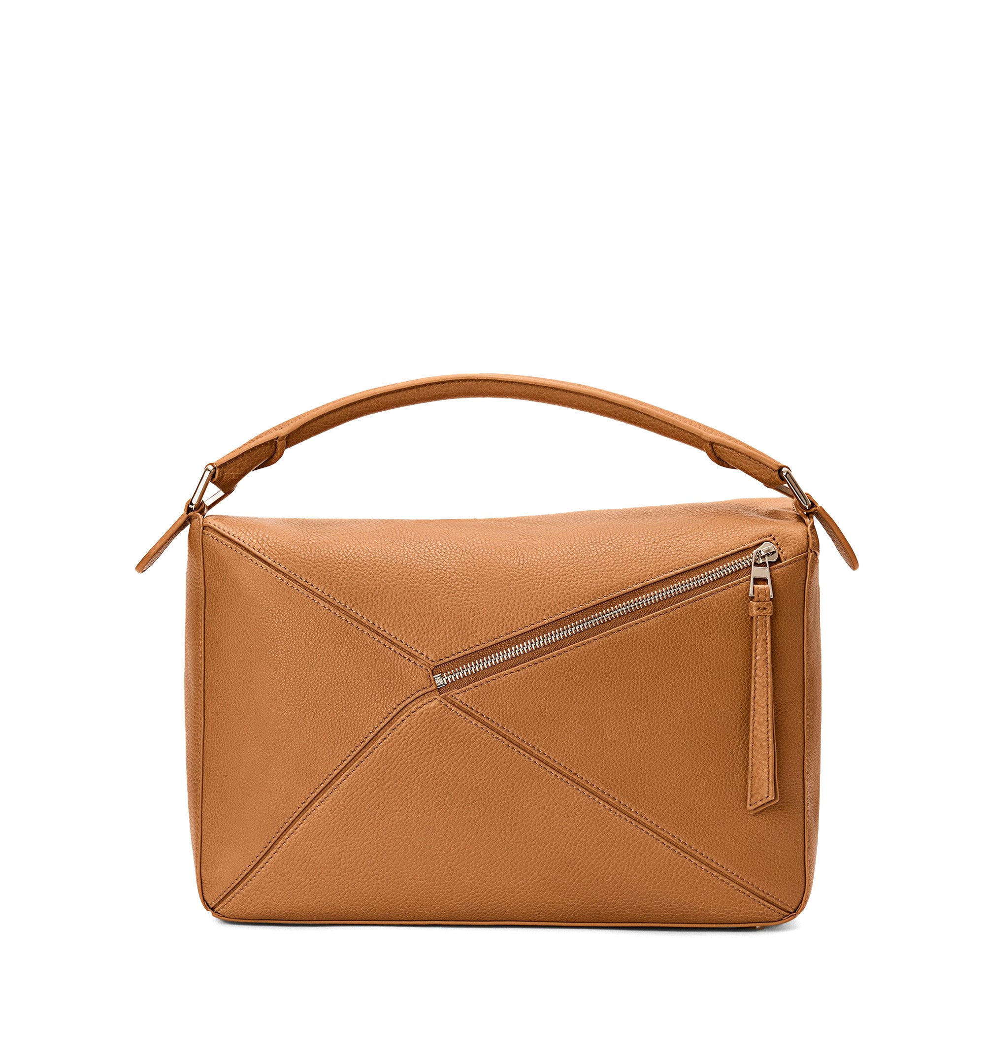 Large Puzzle Bag In Supple Grained Calfskin