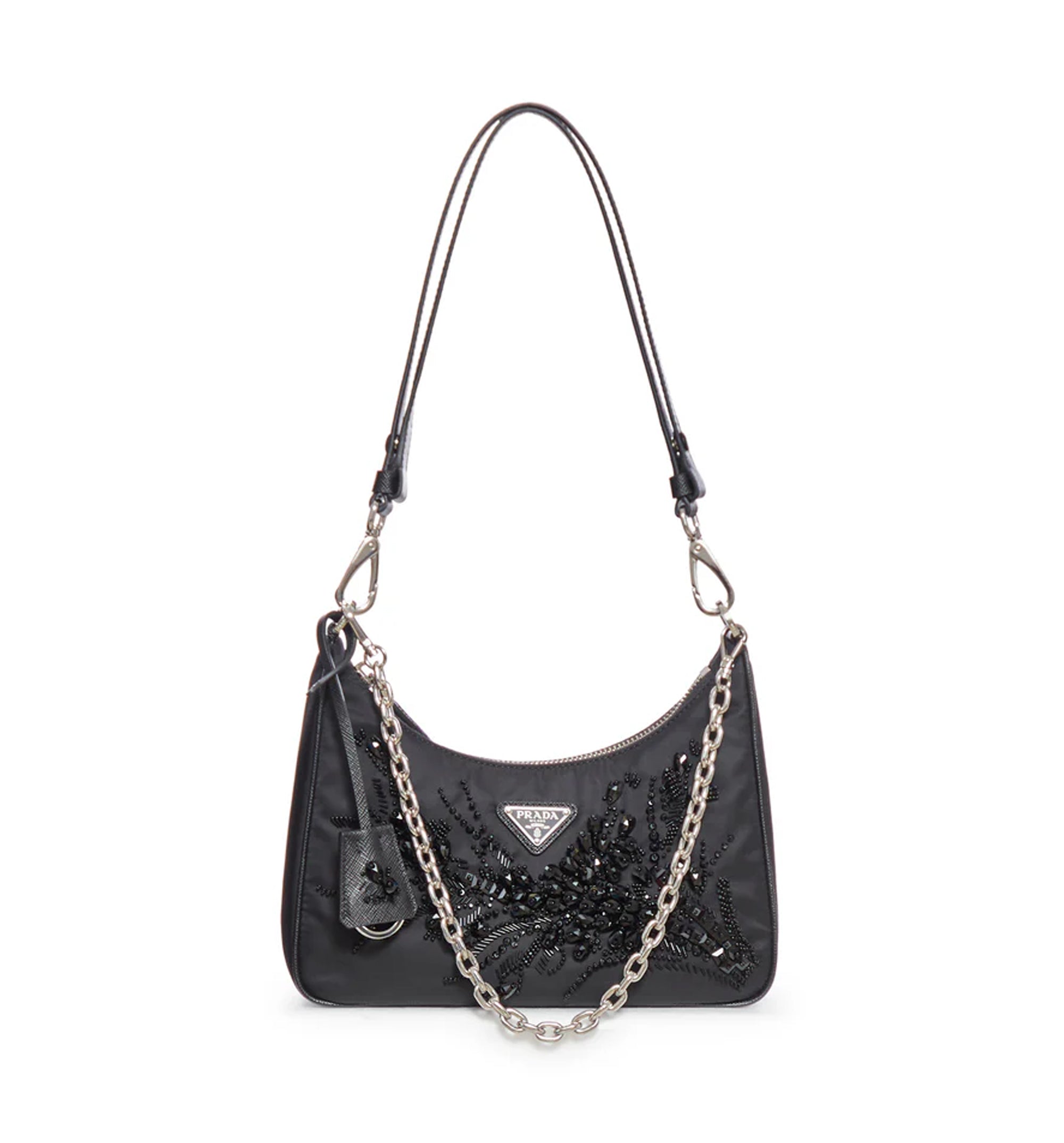 Re-nylon Mini Bag With Embroidery