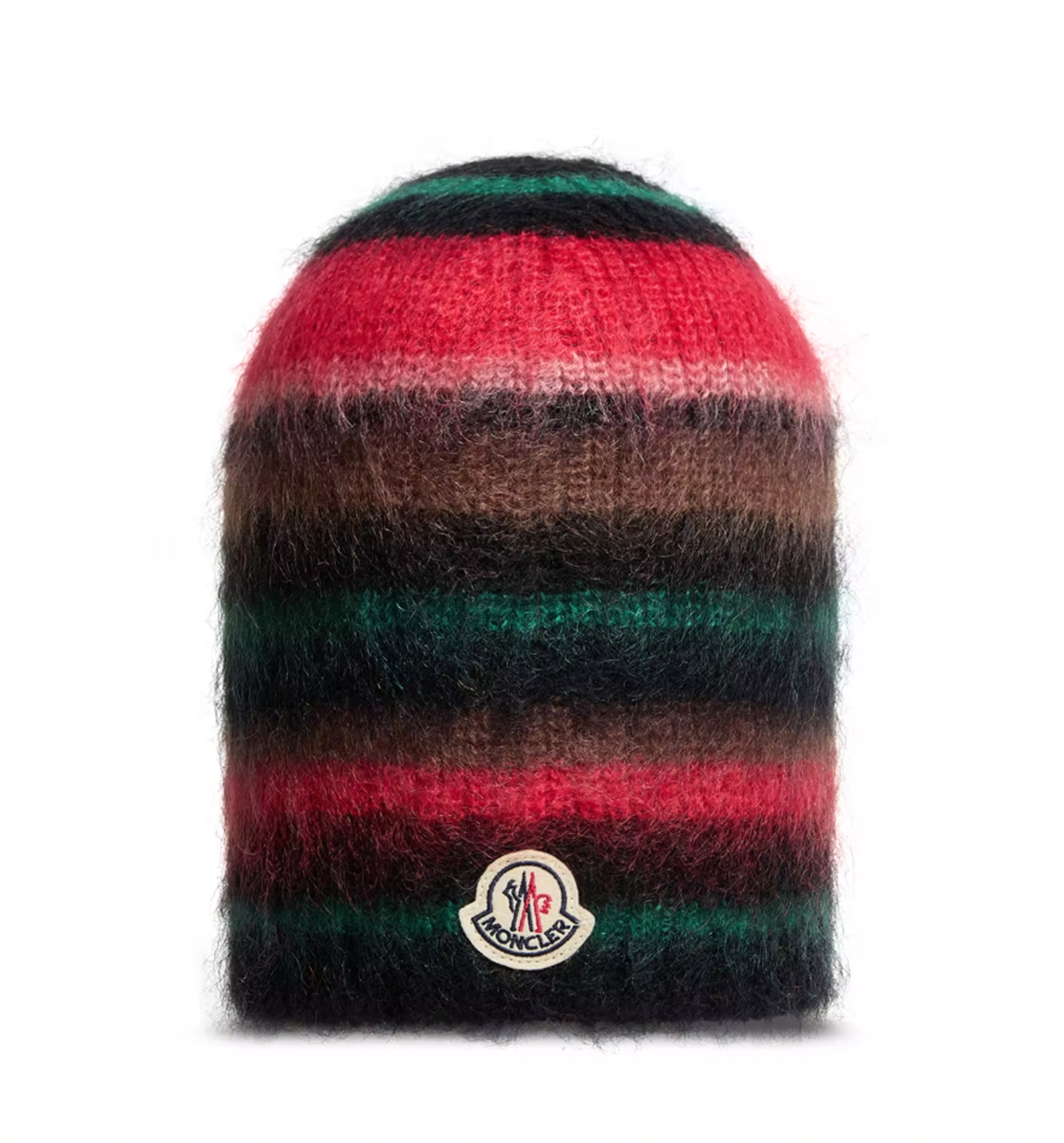 Striped Mohair Beanie
