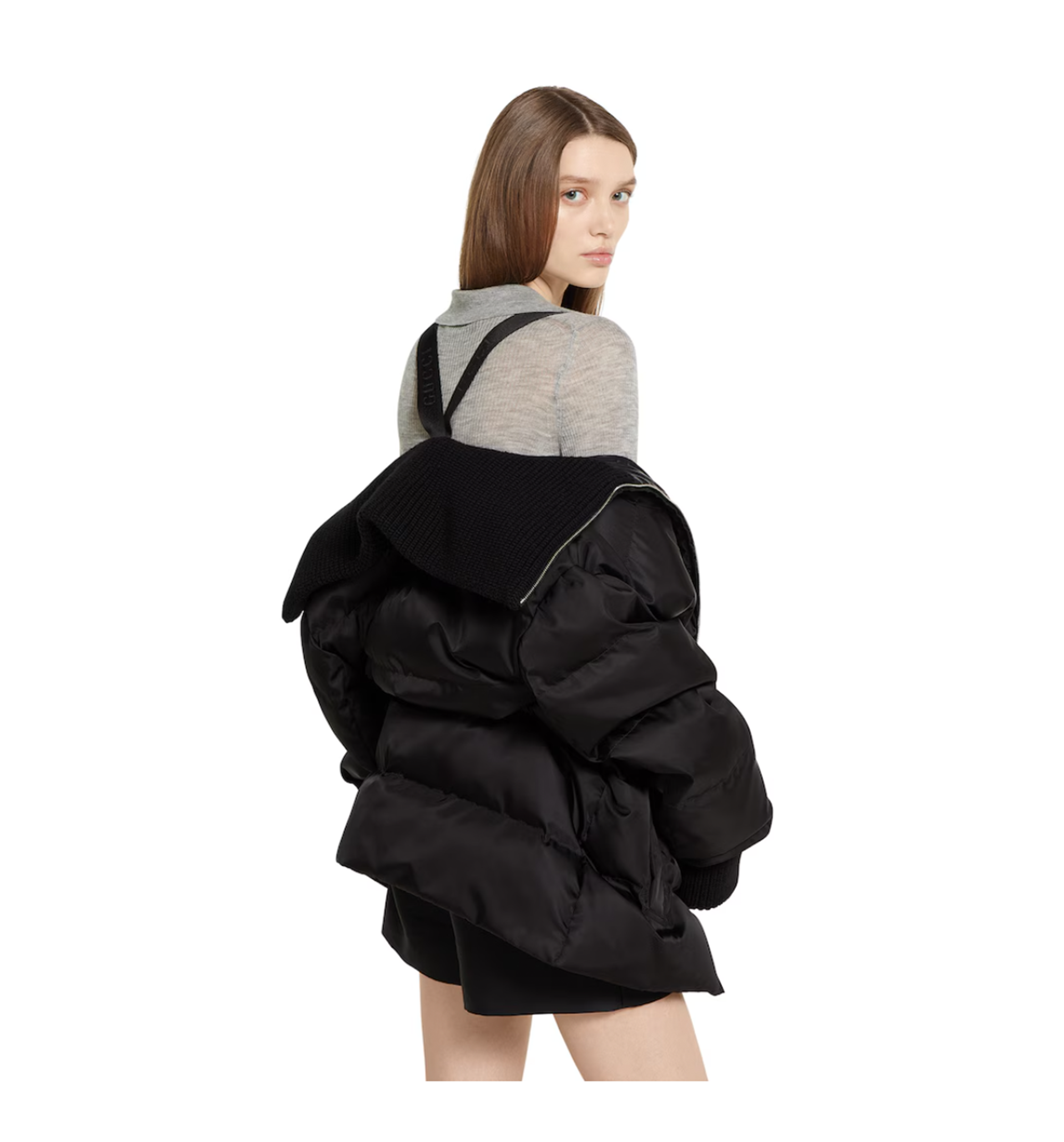 Gabardine Fine Nylon Jacket with Logo