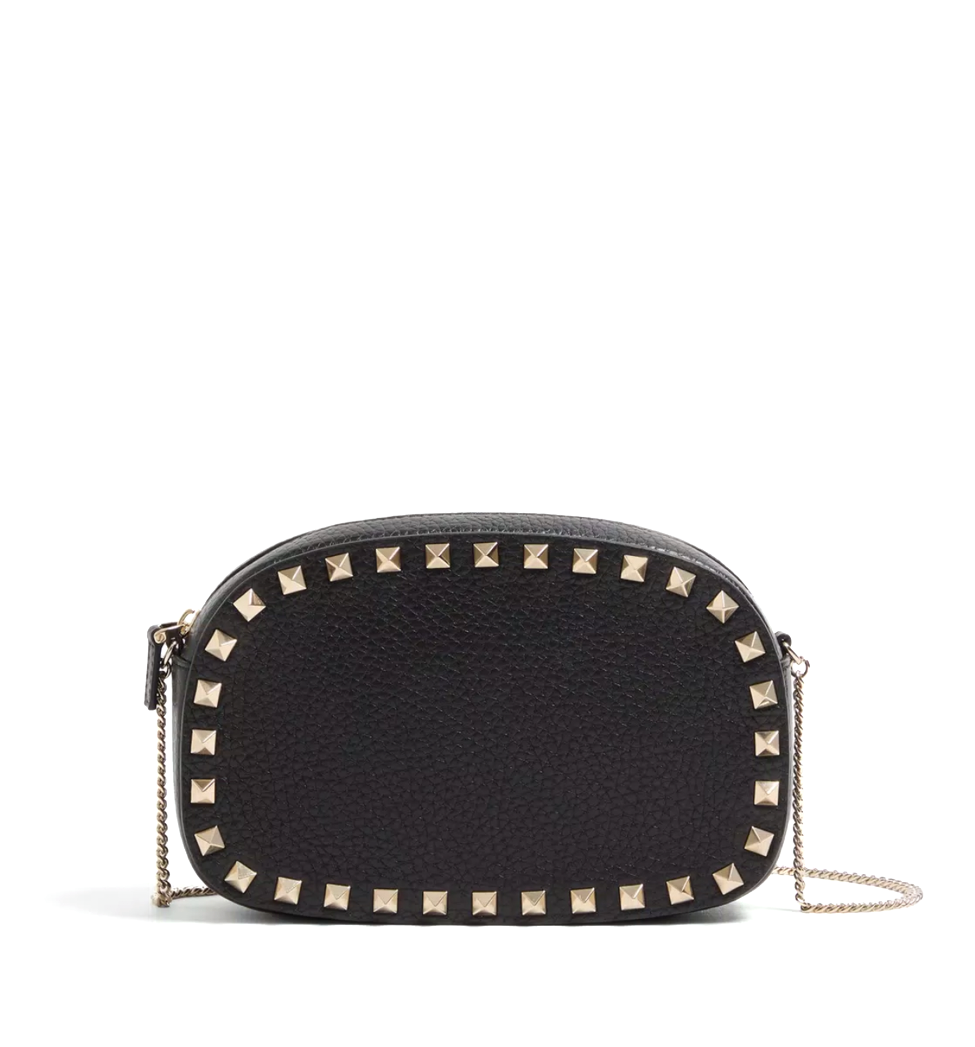 Mini Rockstud Crossbody Bag In Grainy Calfskin