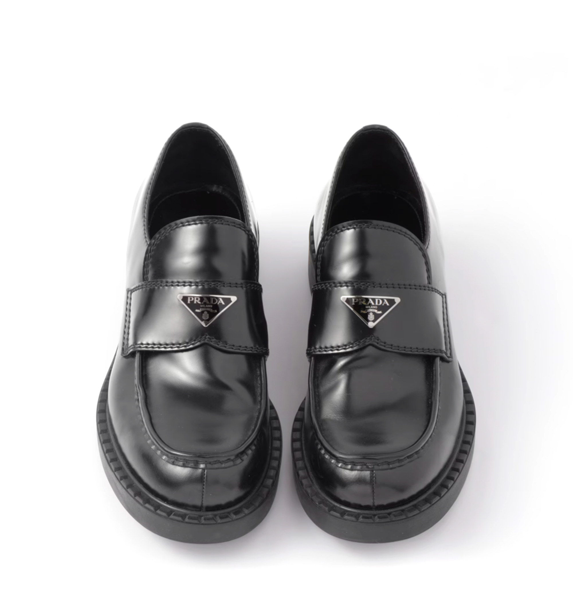 Chocolate Brushed Leather Loafers