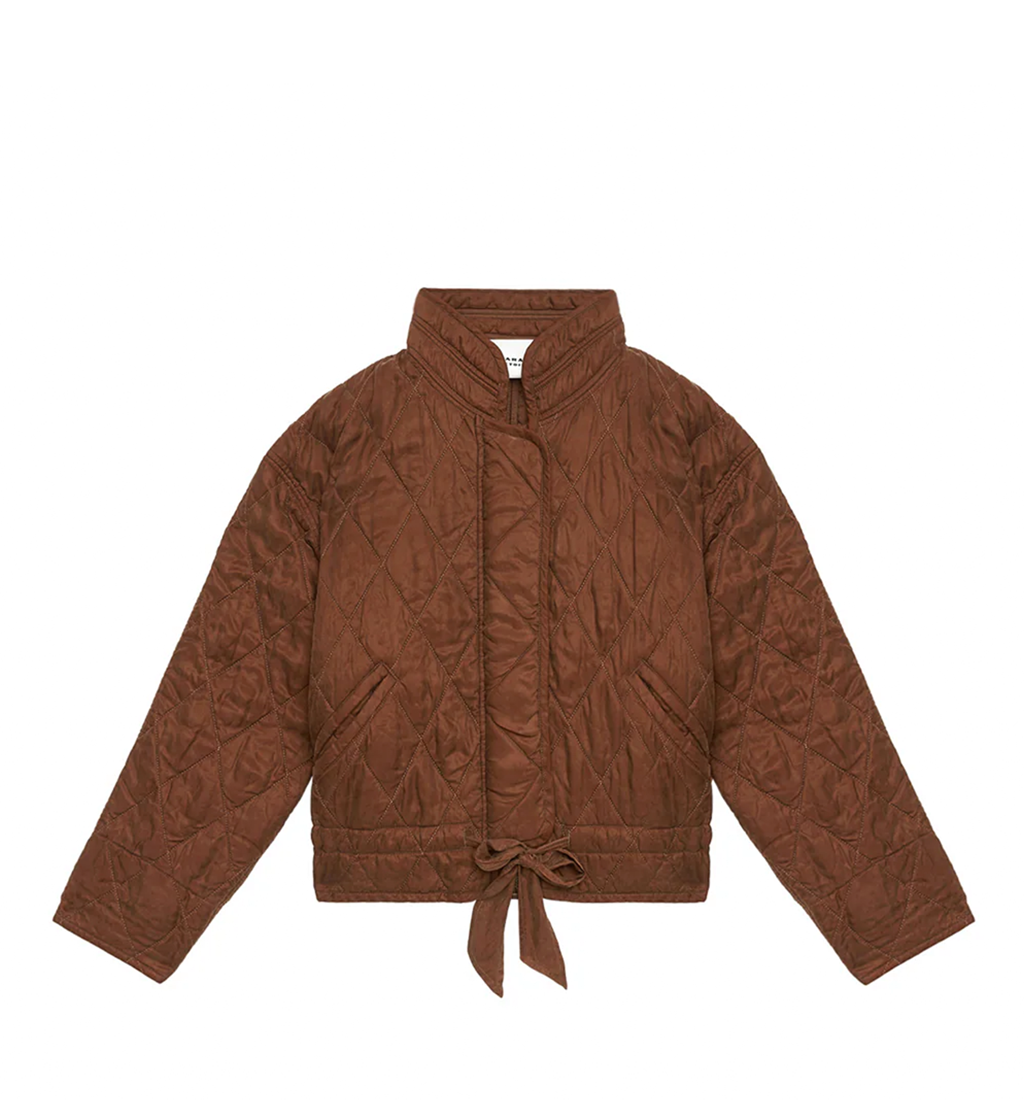 zakiane quilted satin jacket