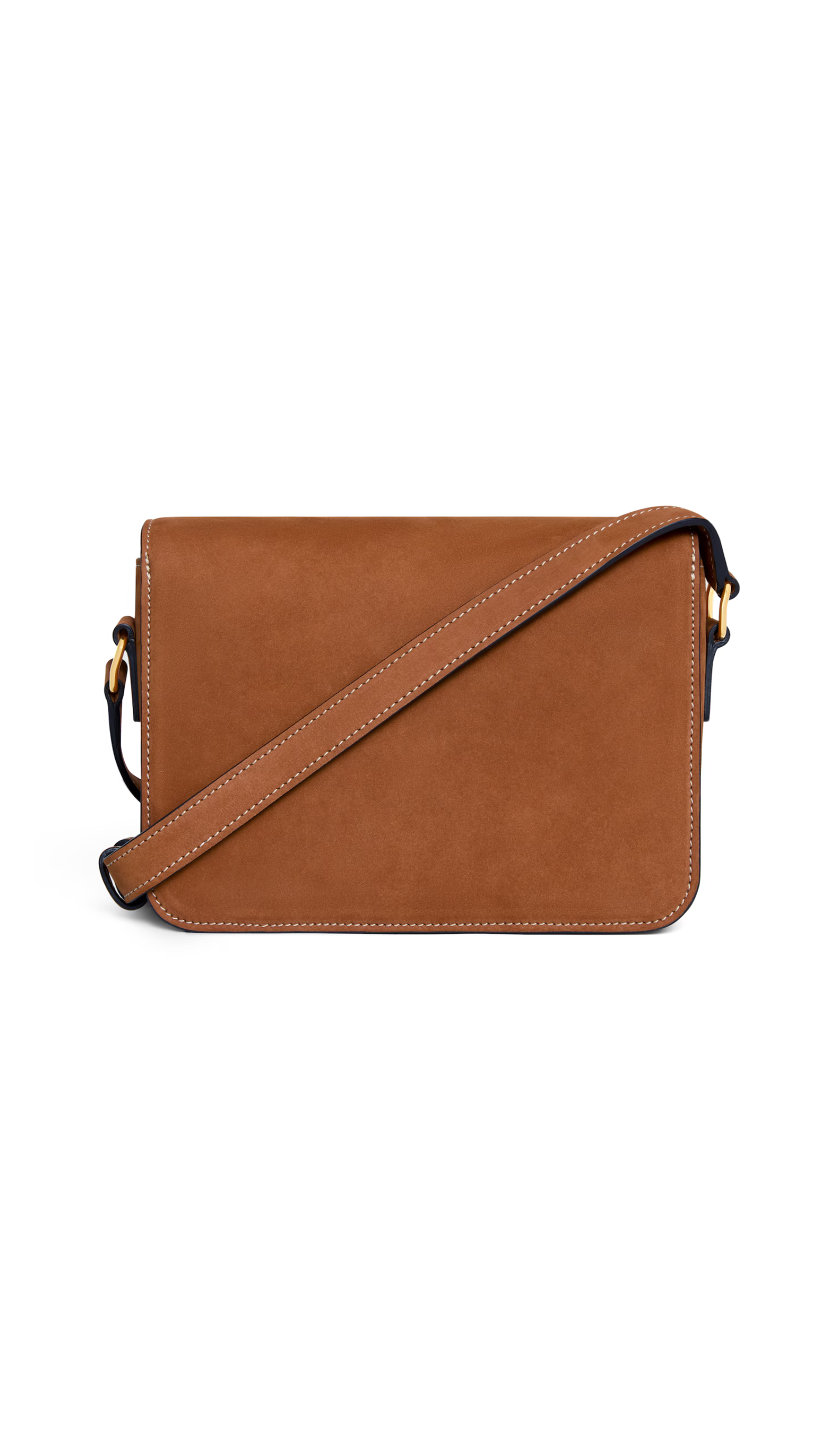 Teen Triomphe Bag in Nubuck Calfskin - Camel